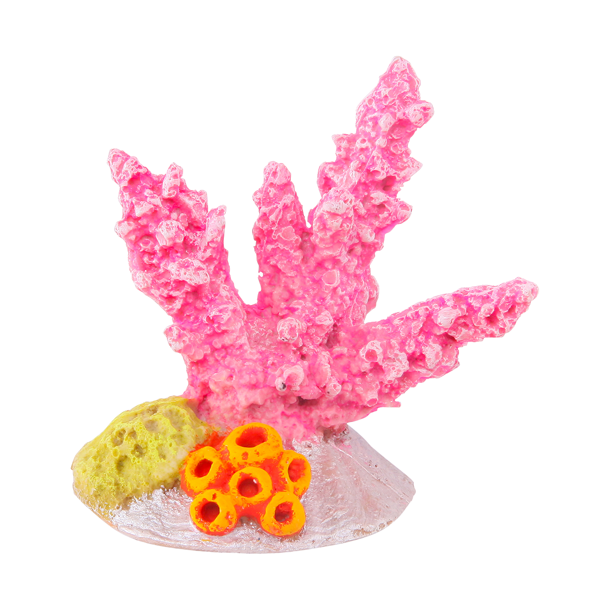 Kazoo Aquarium Ornament Coral with Shell Mini