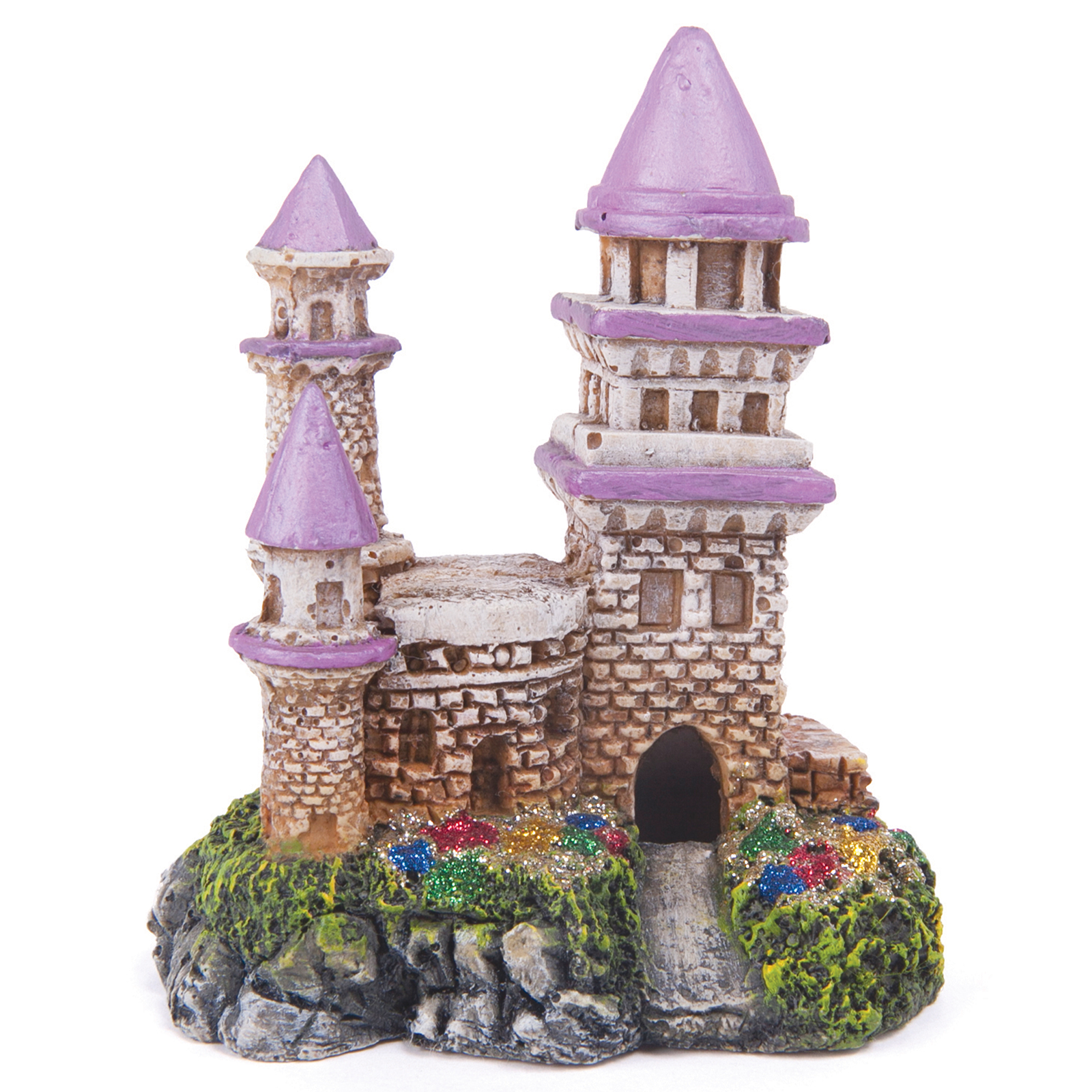 Kazoo Aquarium Ornament Princess Treasure Castle Small