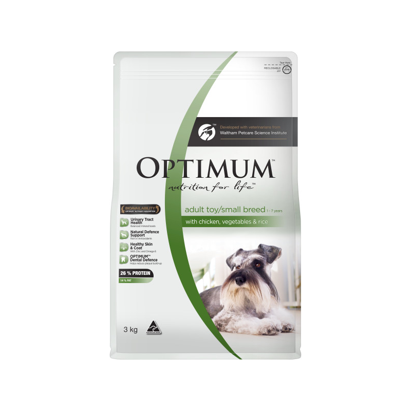 Optimum Dog Food Adult Small Breed Chicken, Vegetables & Rice