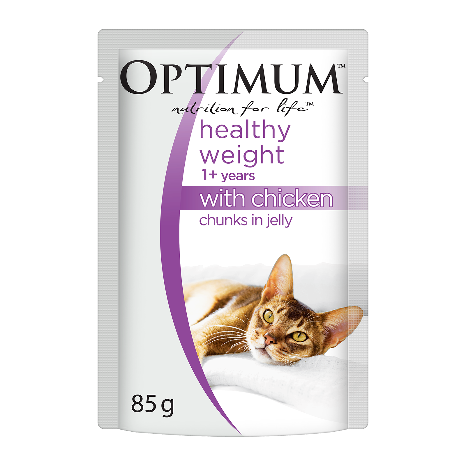 Optimum Cat Food Pouch Healthy Weight