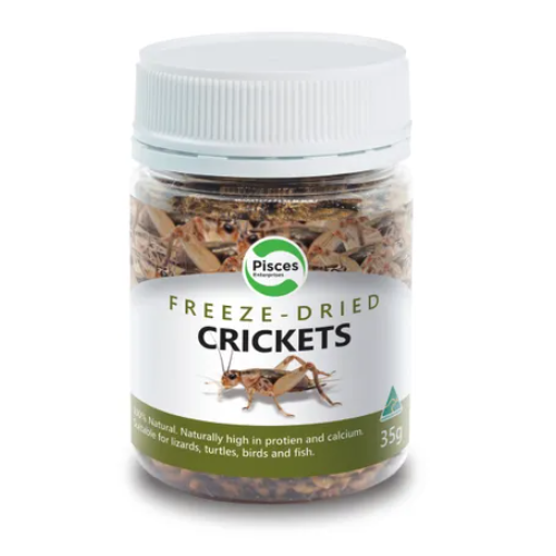 Pisces Freeze Dried Crickets Jar