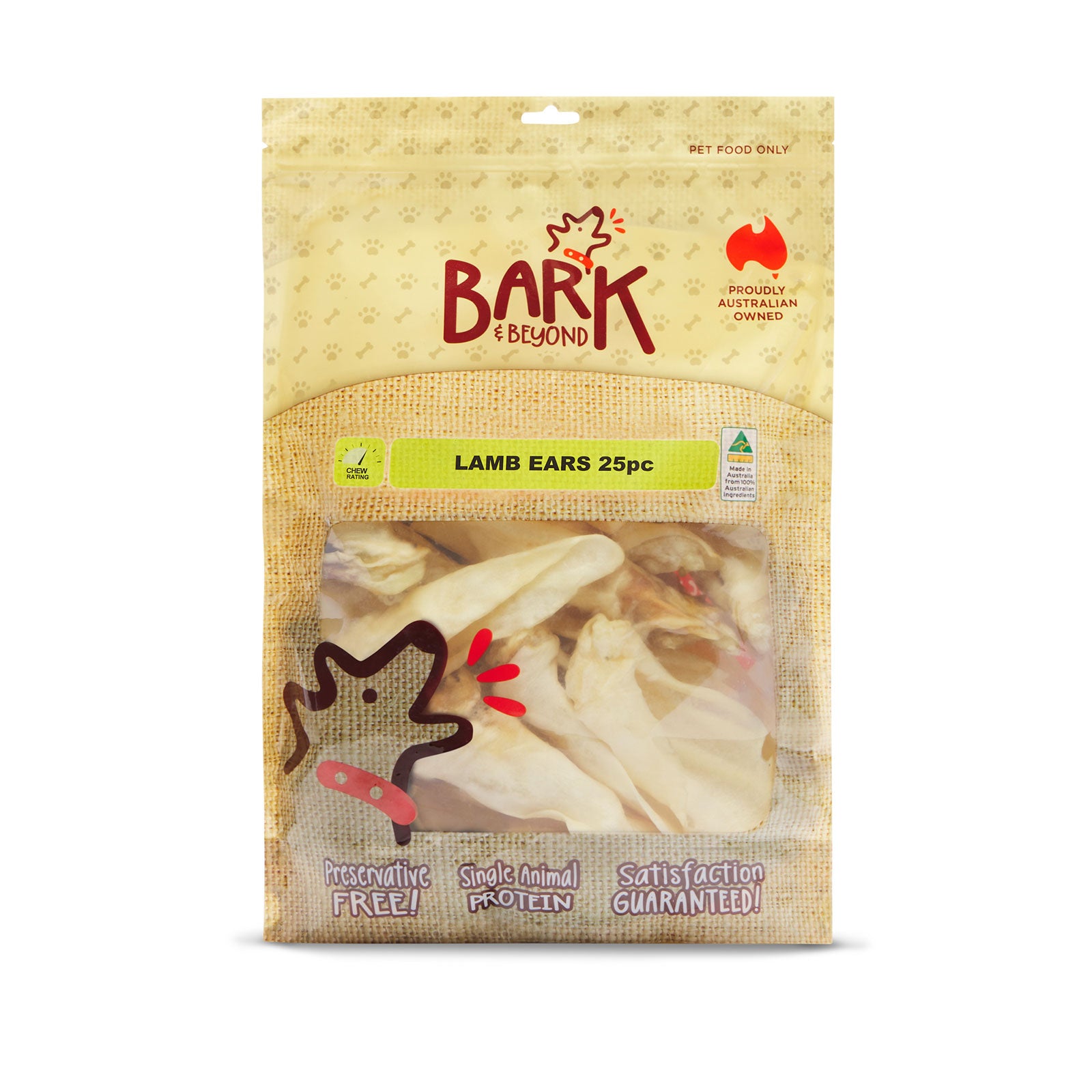 Bark & Beyond Lamb Ears 25pk