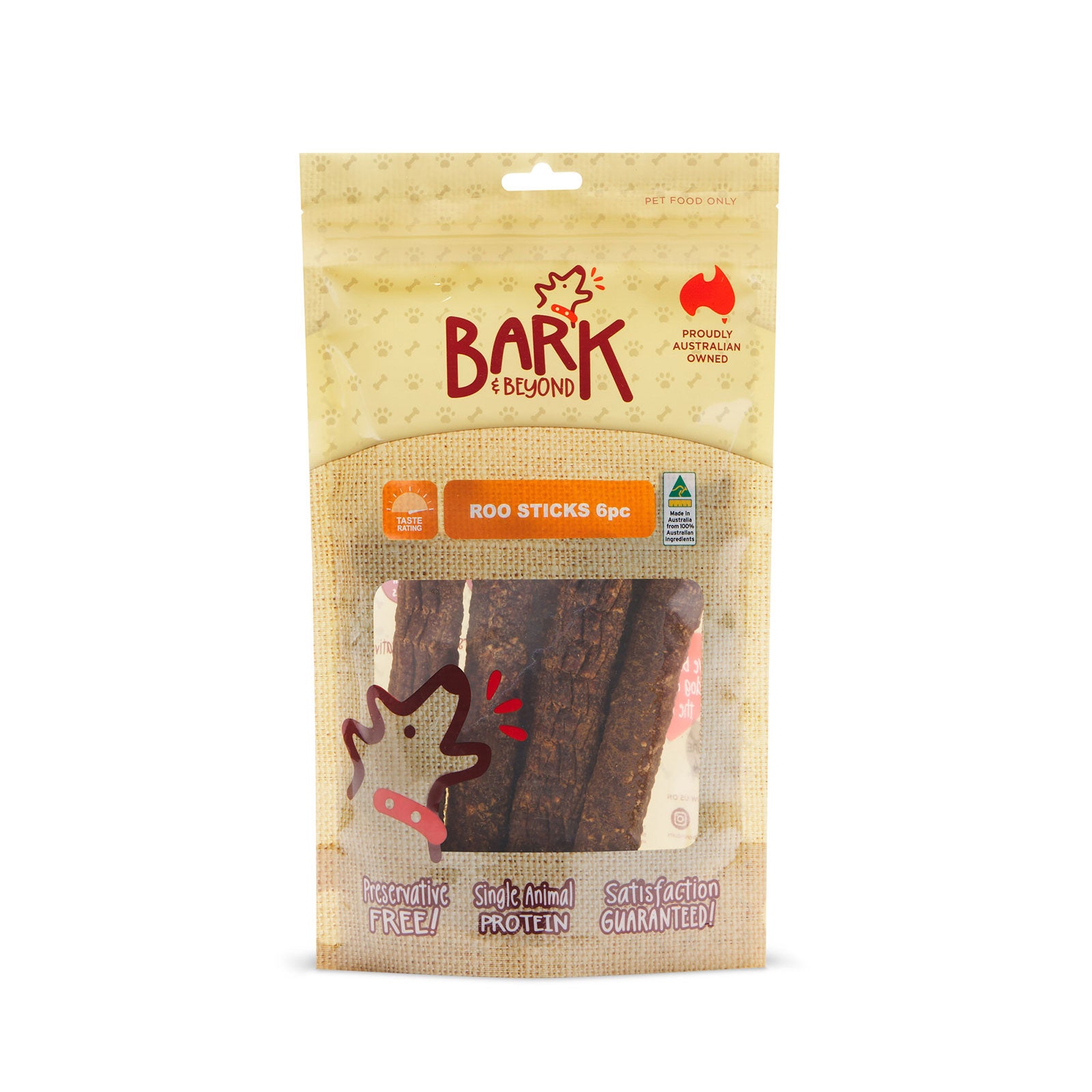 Bark & Beyond Roo Sticks 6pk