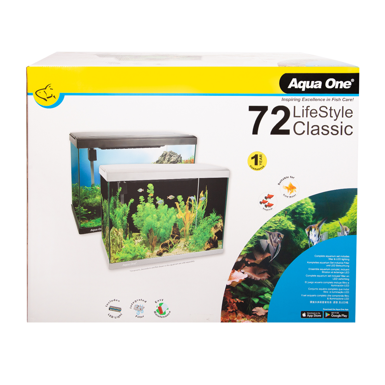 Aqua One LifeStyle Classic Complete Glass Aquarium