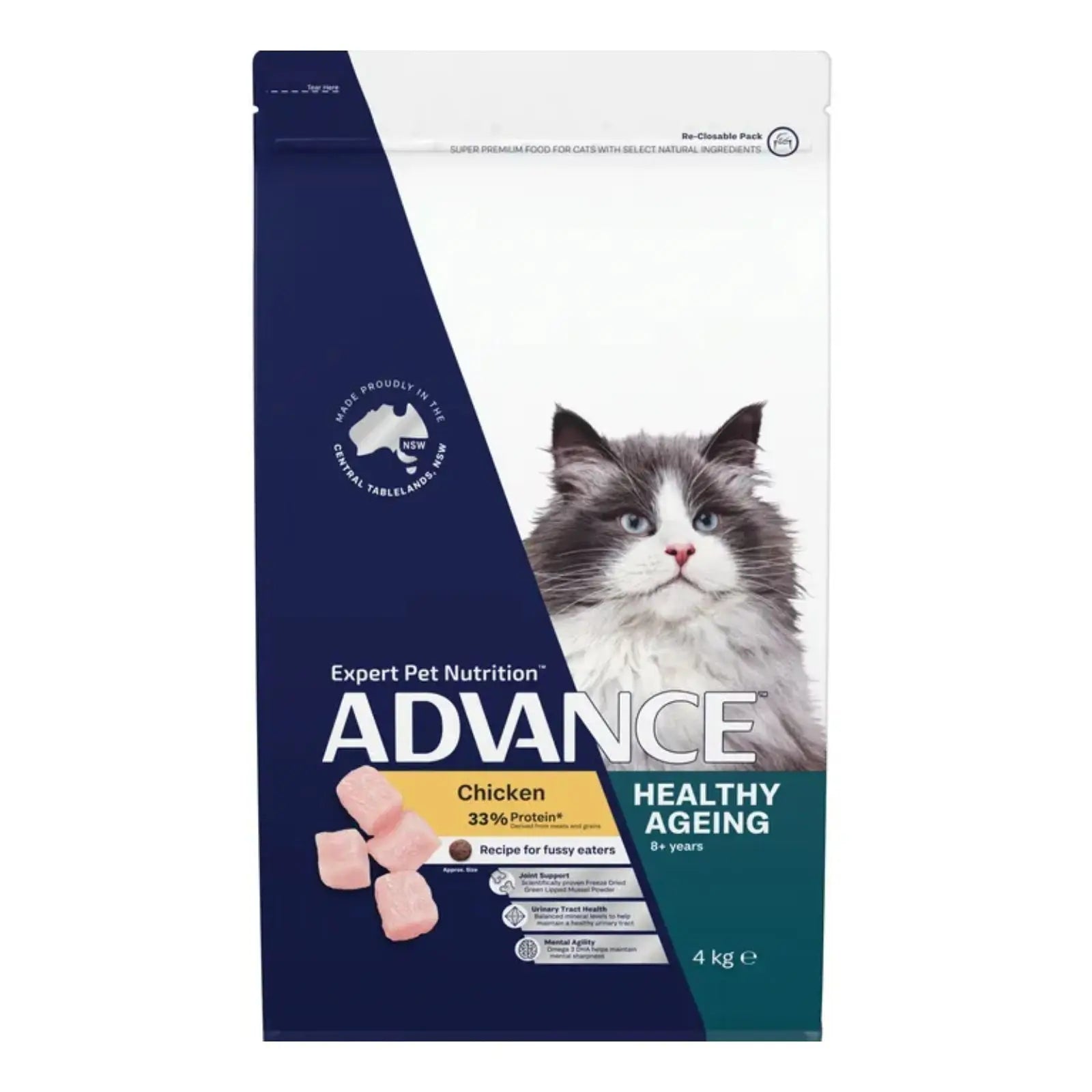 Advance Cat Food Healthy Ageing Chicken with Rice Advance