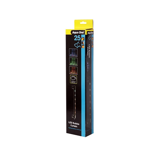 Aqua One Air Stone with LED Bubble Curtain Colour Lights Aqua One