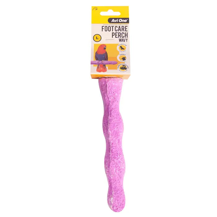 Avi One Foot Care Perch Wavy - Kellyville Pets