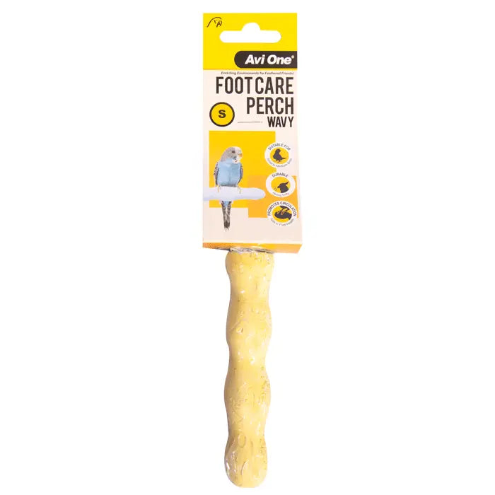 Avi One Foot Care Perch Wavy - Kellyville Pets