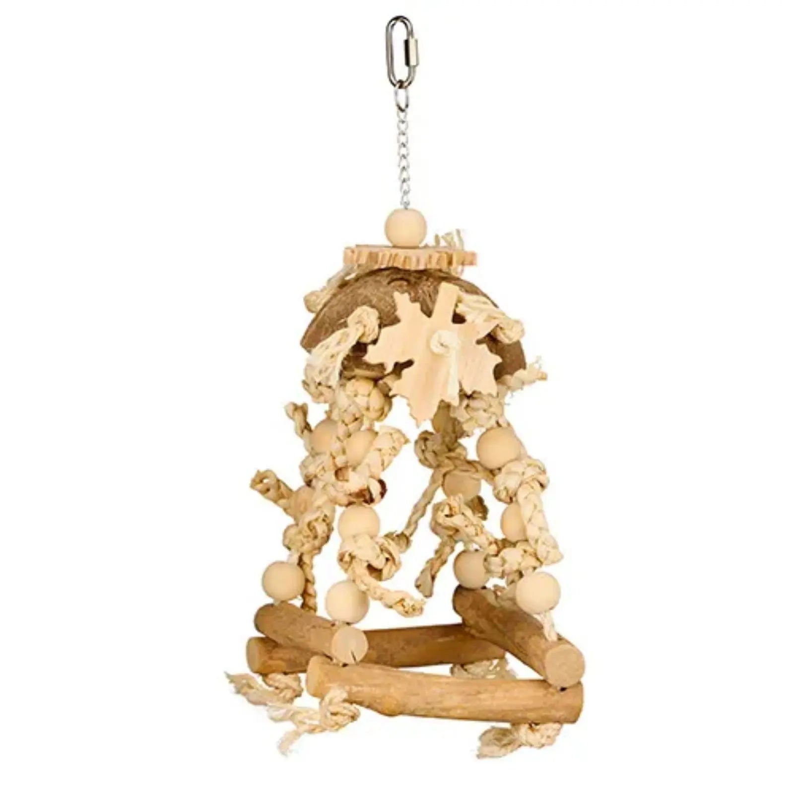 Bainbridge Natural Java Cononut Swing Bird Toy Bainbridge