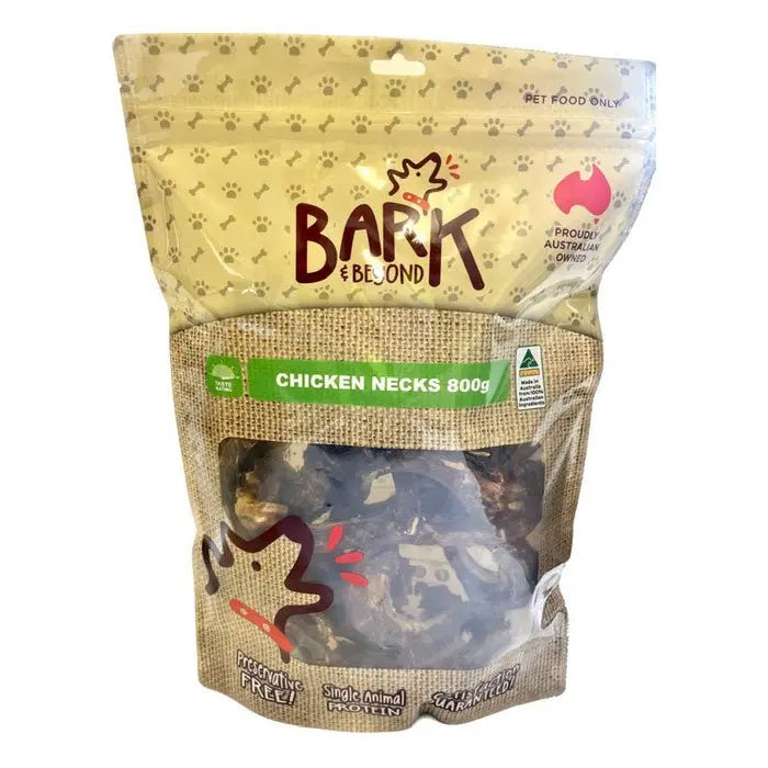 Bark & Beyond Chicken Necks 800g - Kellyville Pets