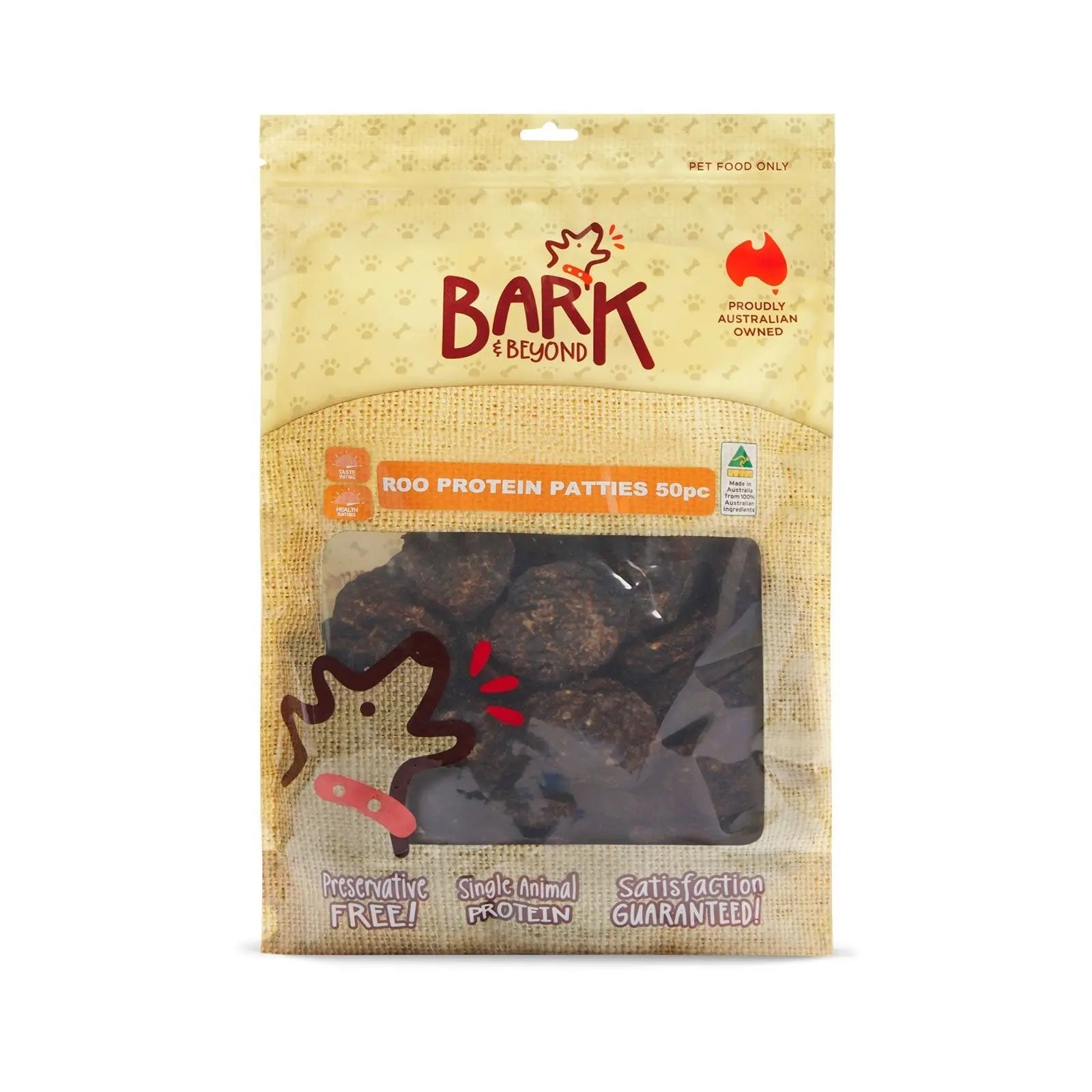 Bark & Beyond Roo Protein Patties - Kellyville Pets