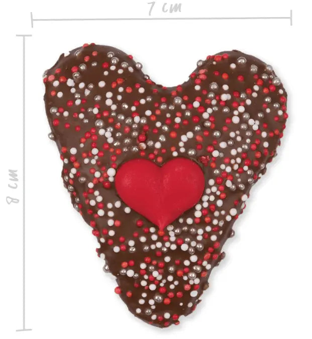 Barney's Barkery Carob Heart Cookie Dog Treat - Kellyville Pets