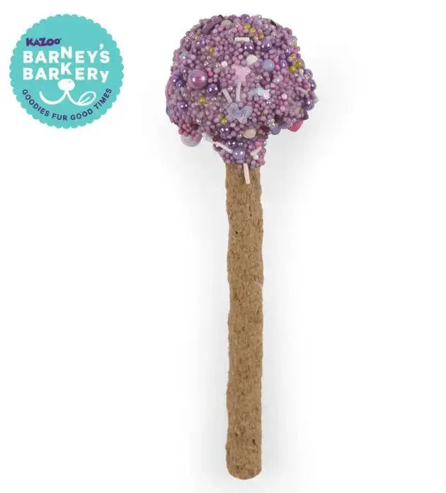 Barney's Barkery Dog Cake Pop - Pink/Purple Barneys Barkery