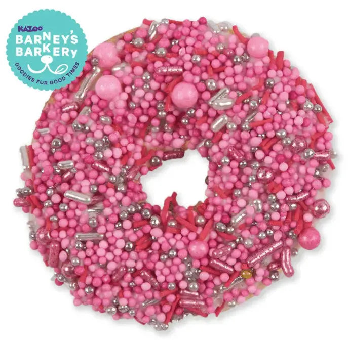 Barney's Barkery Dog Donut Biscuit - Pink - Kellyville Pets