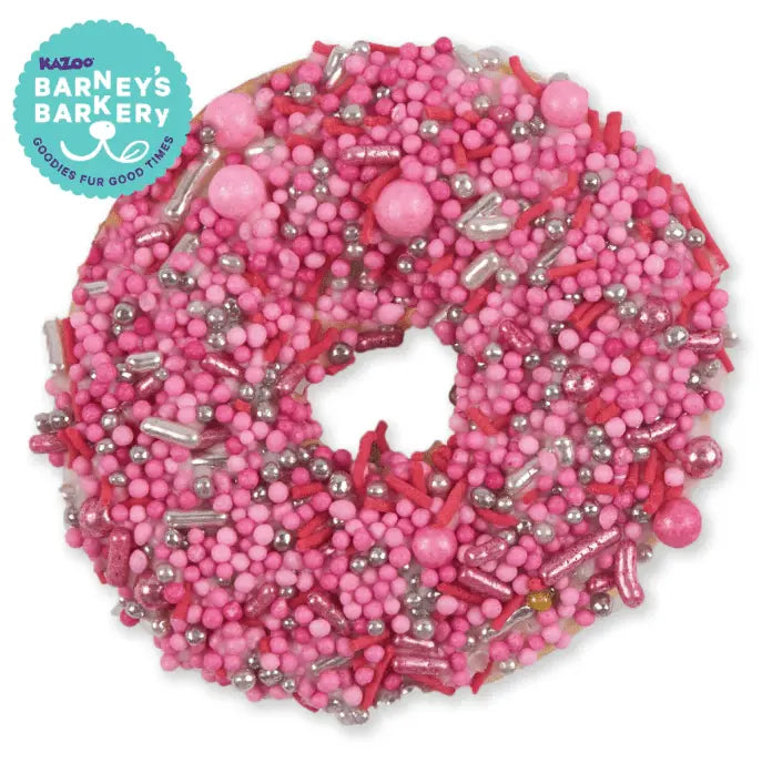 Barney's Barkery Dog Donut Biscuit - Pink - Kellyville Pets
