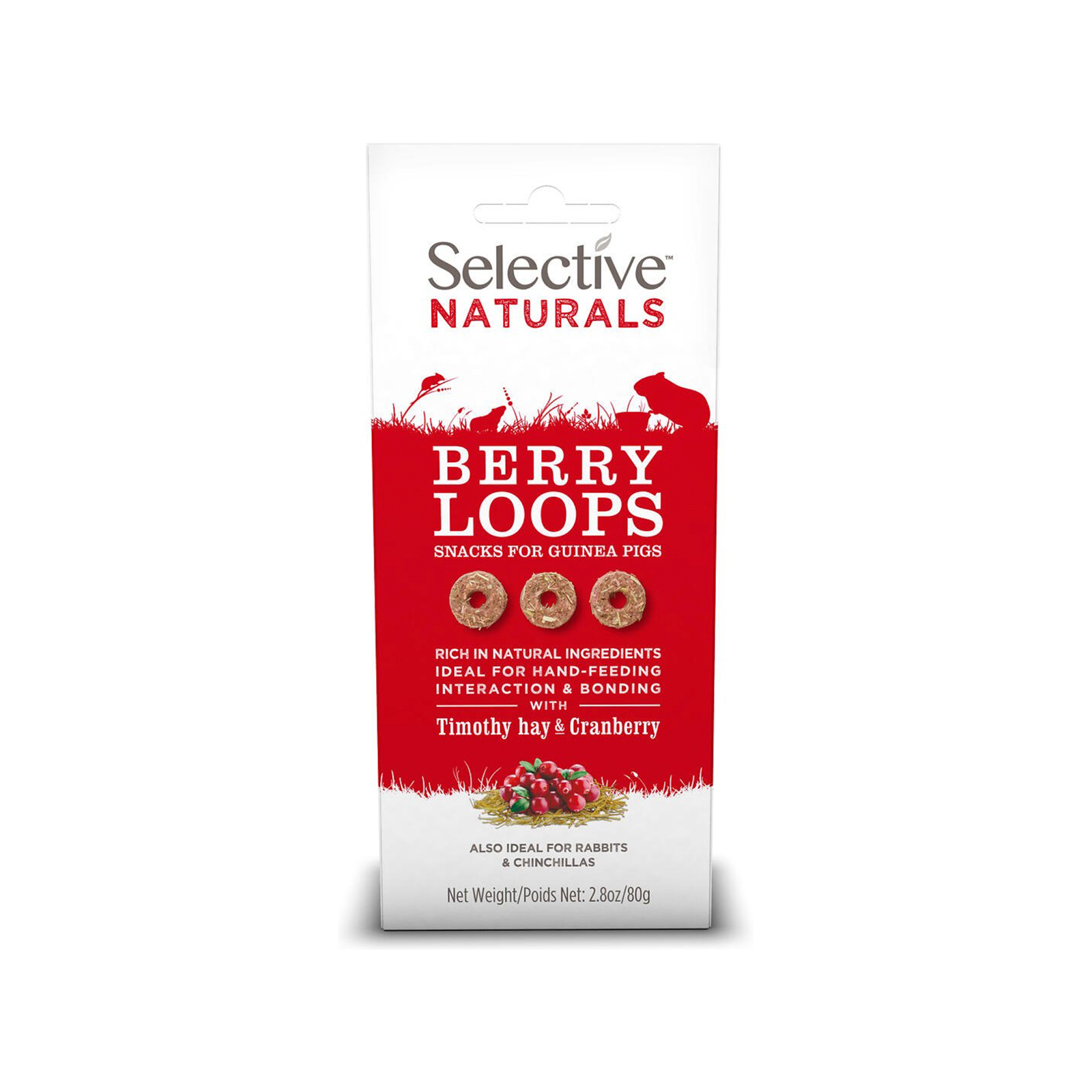 Selective Naturals Small Animal Berry Loops 80g