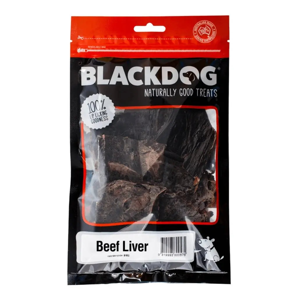 Black Dog Beef Liver Treats 1kg - Kellyville Pets