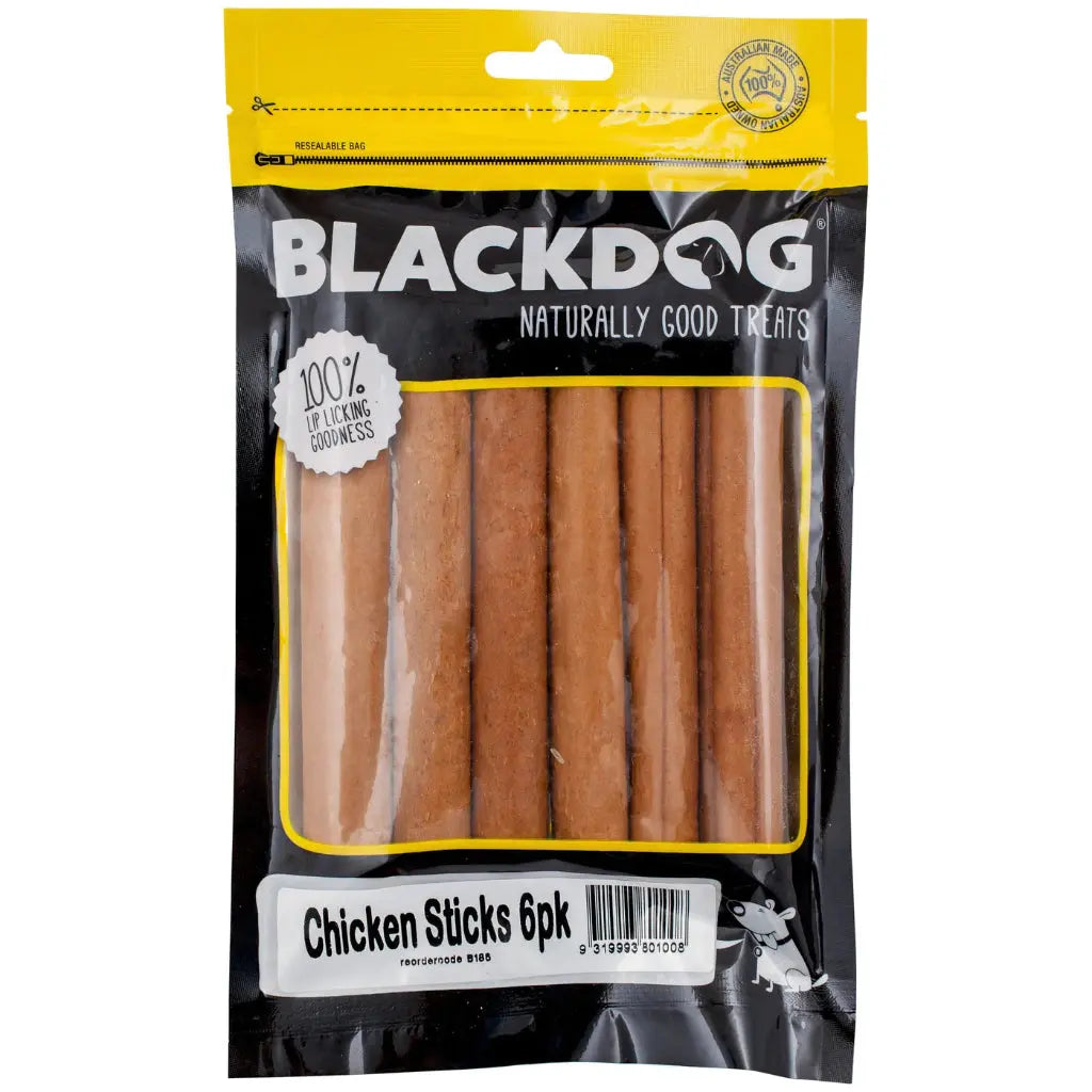 Black Dog Chicken Sticks 6pk Black Dog