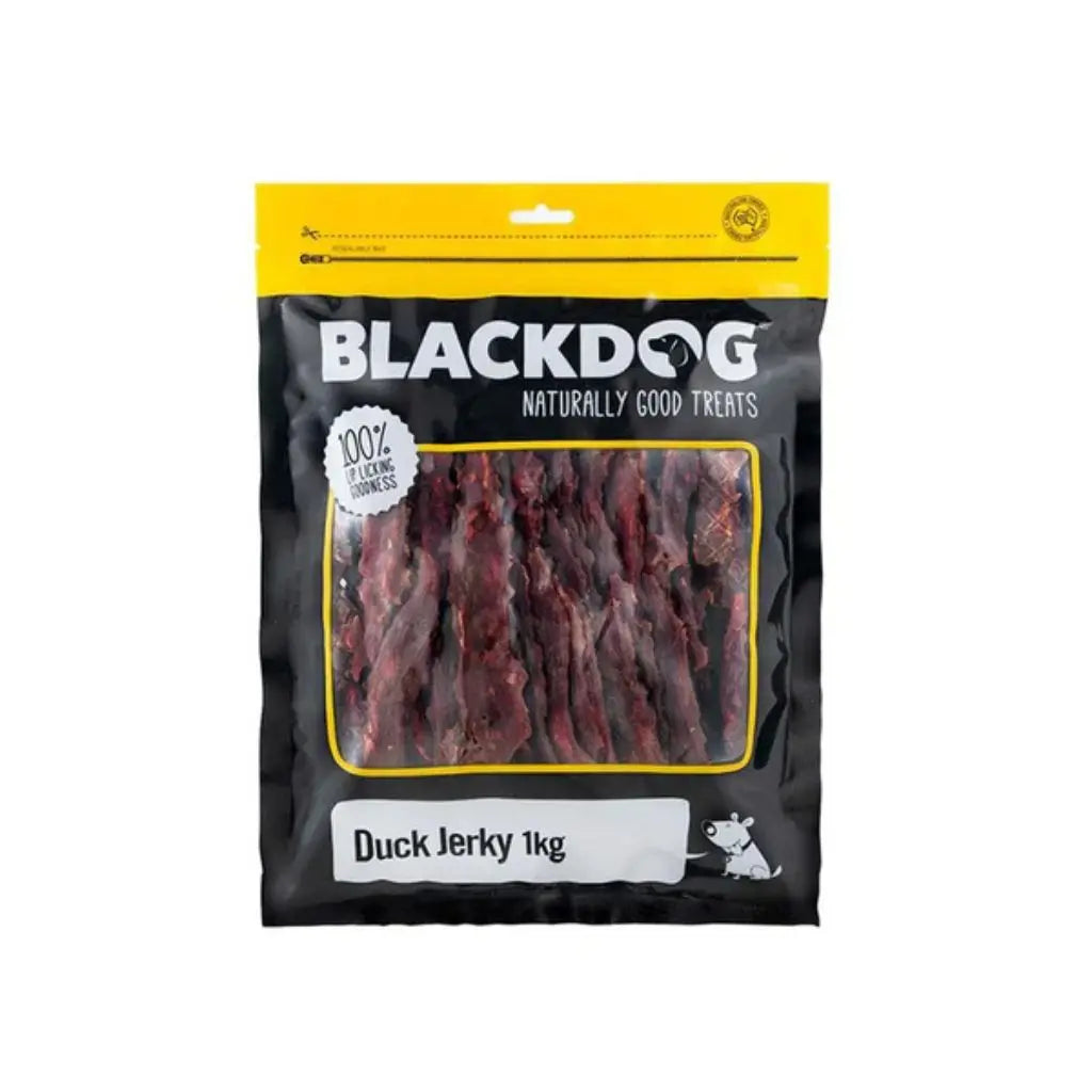 Black Dog Duck Jerky 1kg Black Dog