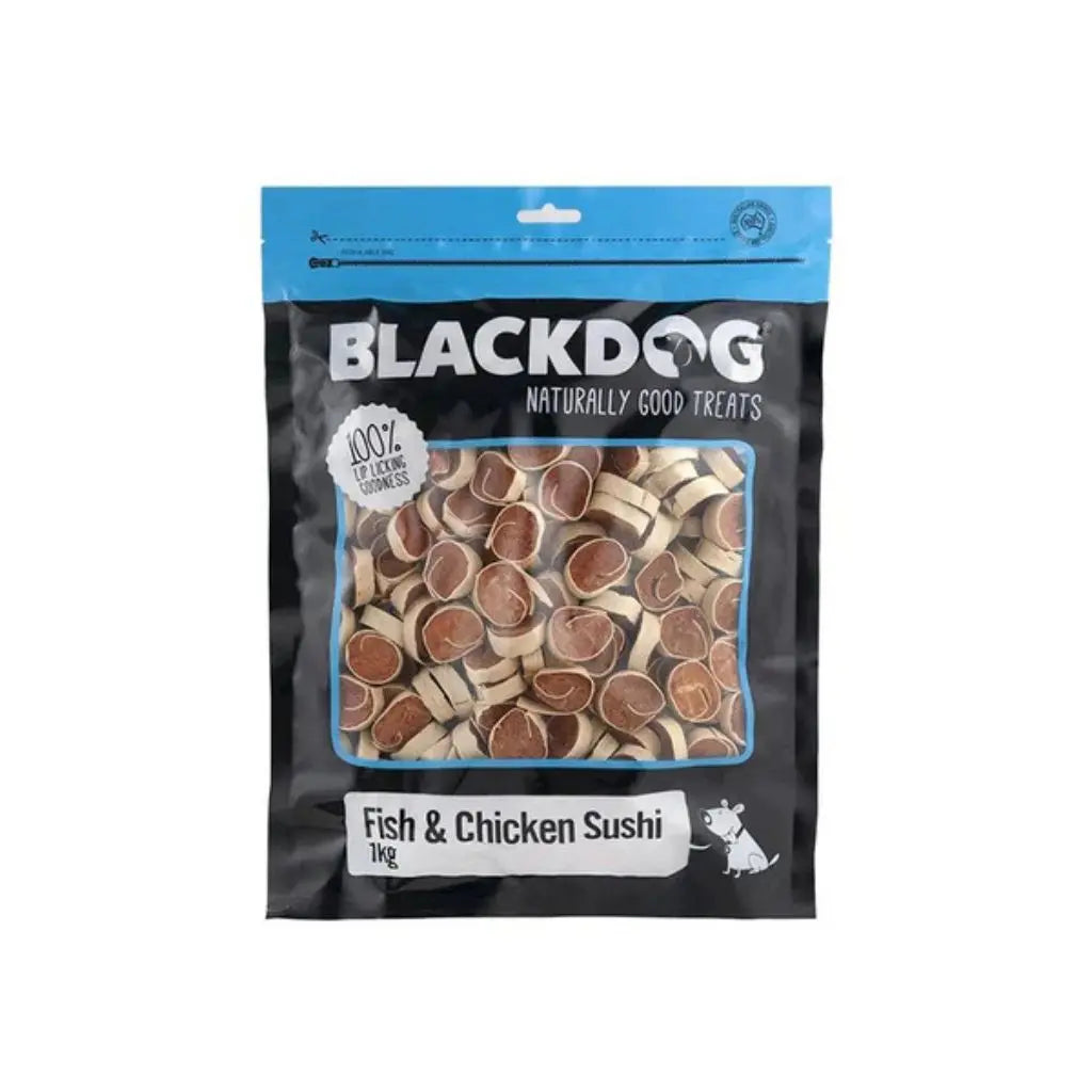 Black Dog Fish & Chicken Sushi 1kg Black Dog
