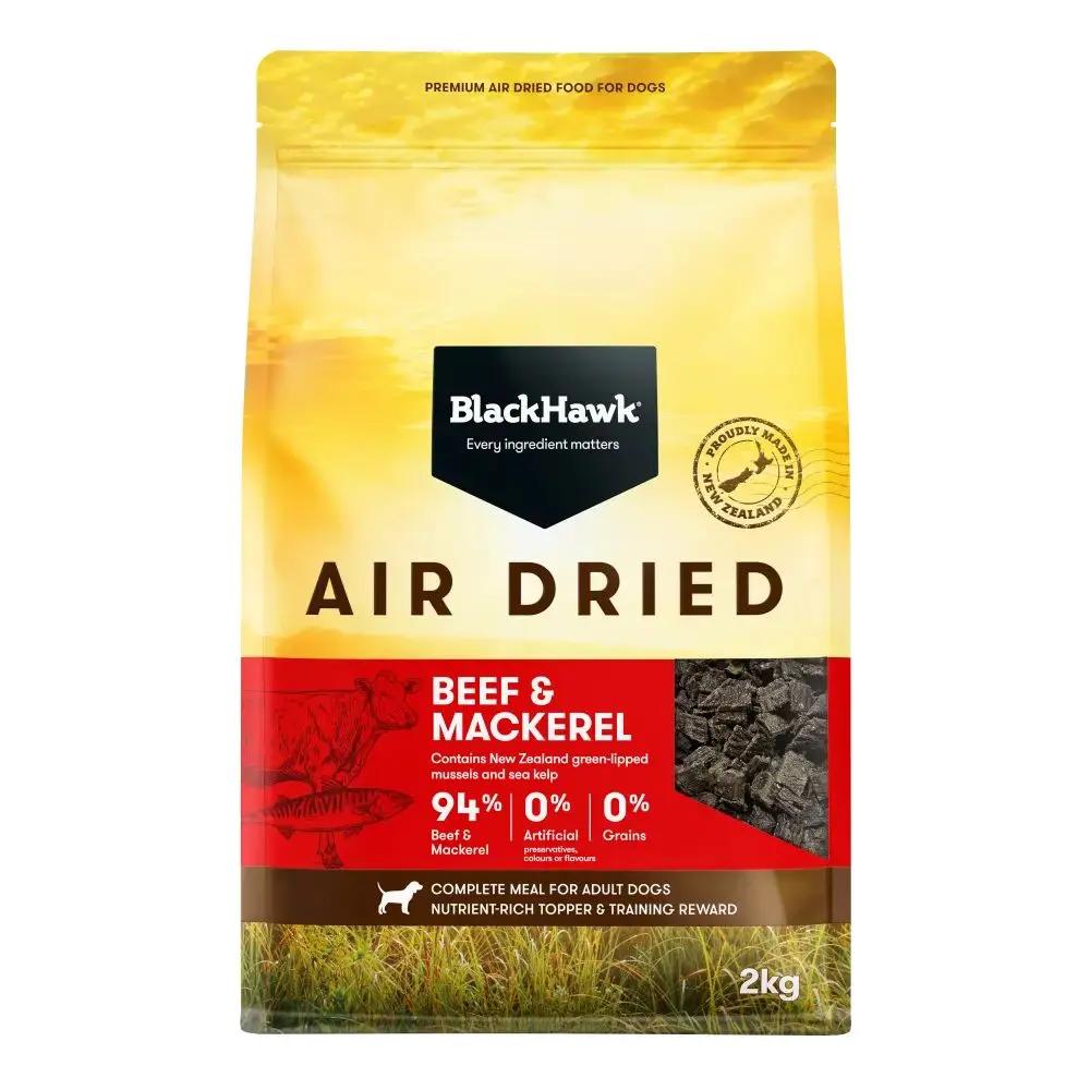 Black Hawk Air Dried Beef & Mackerel Dog Food Black Hawk
