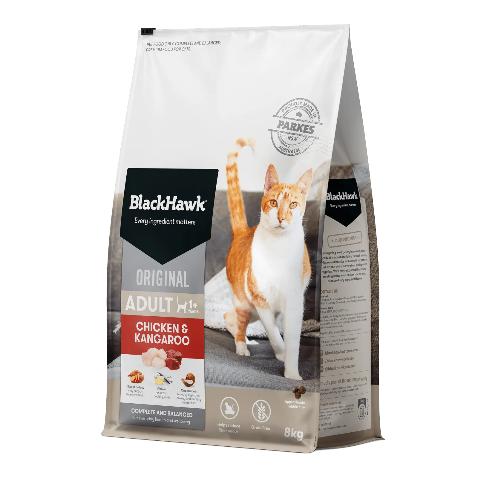 Black Hawk Original Cat Food Adult Chicken & Kangaroo - Kellyville Pets