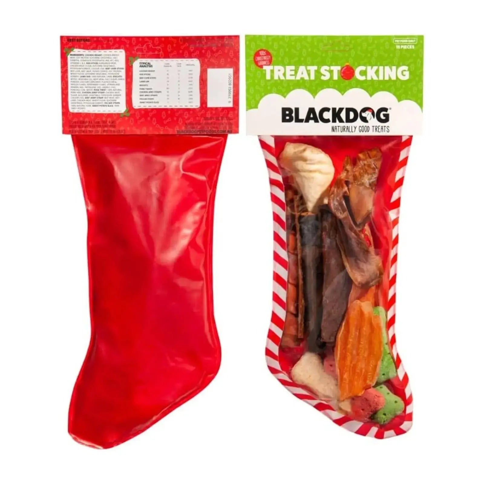 Blackdog's Treat Stocking Black Dog
