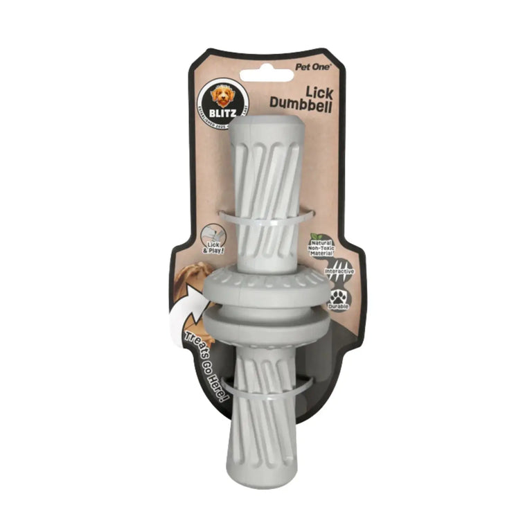Blitz Rubber Lick Dumbbell - Grey Blitz