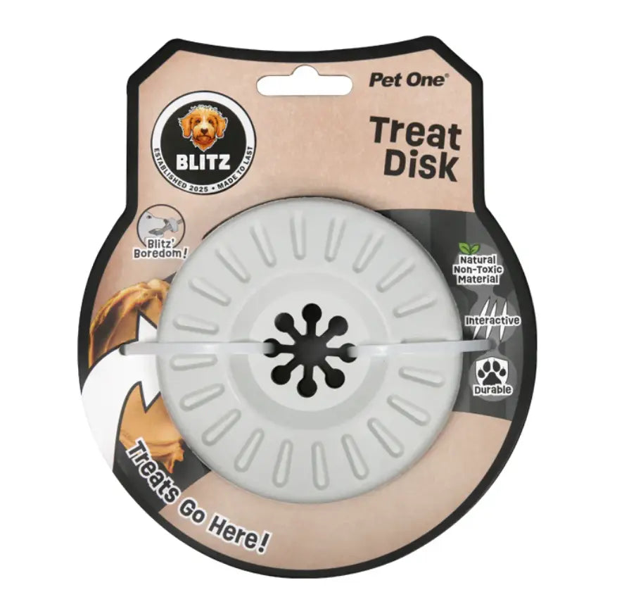 Blitz Rubber Treat Disk - Grey Blitz