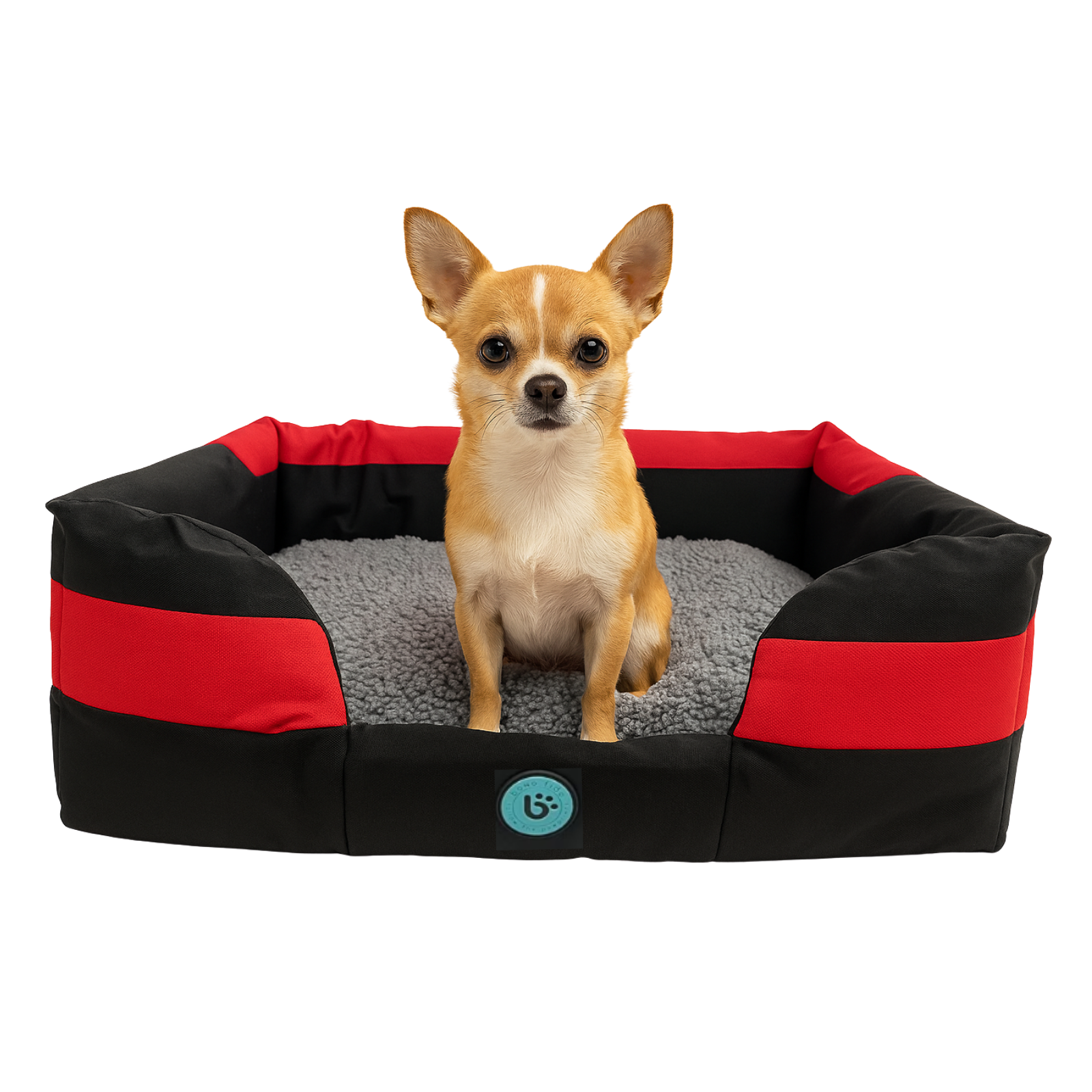 Bono Fido StayDry Dog Bed - Red/Black Bono Fido
