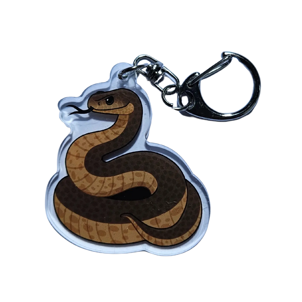 Eastern Brown Snake Acrylic Keychain