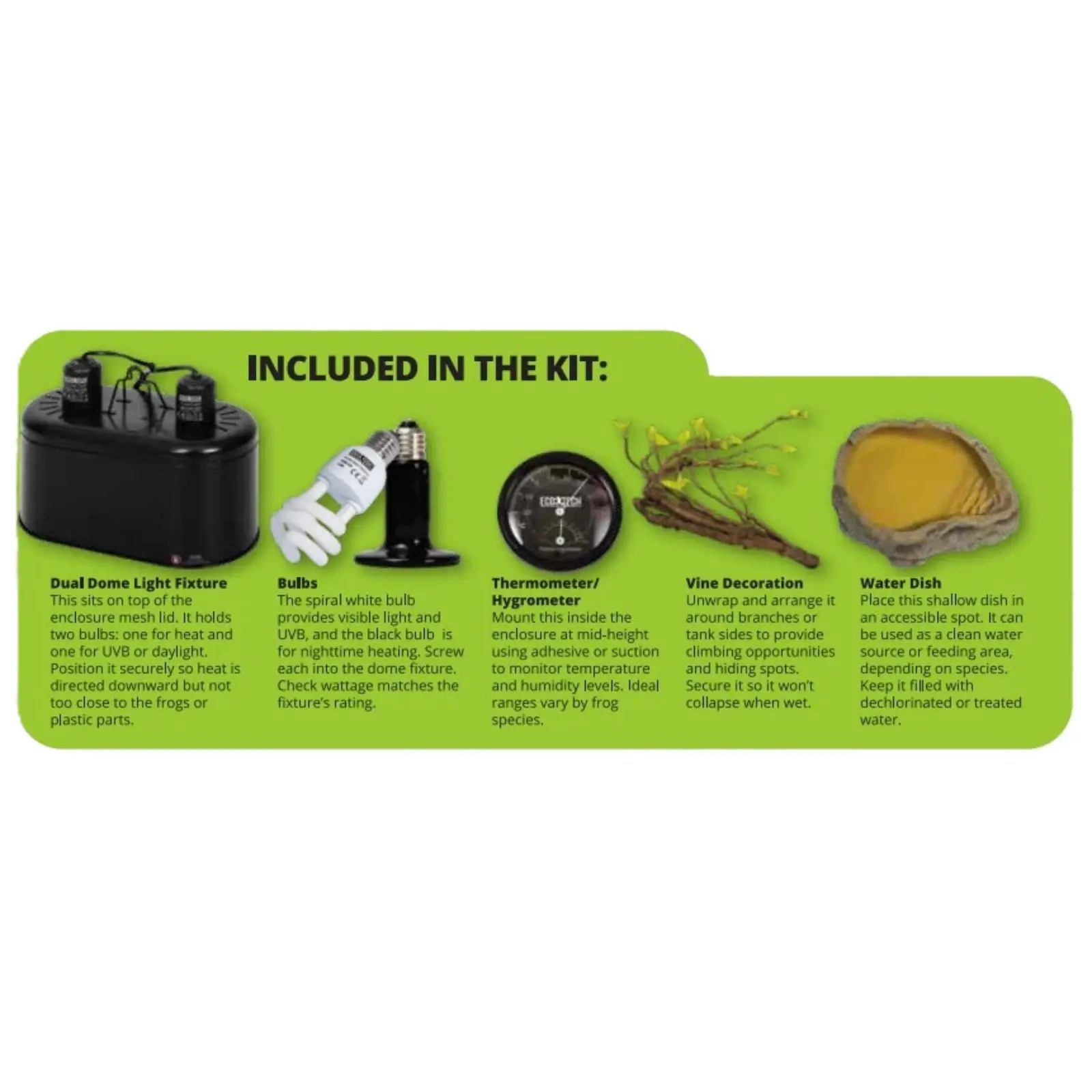 Eco Tech Frog Starter Kit 45x45x60cm Eco Tech