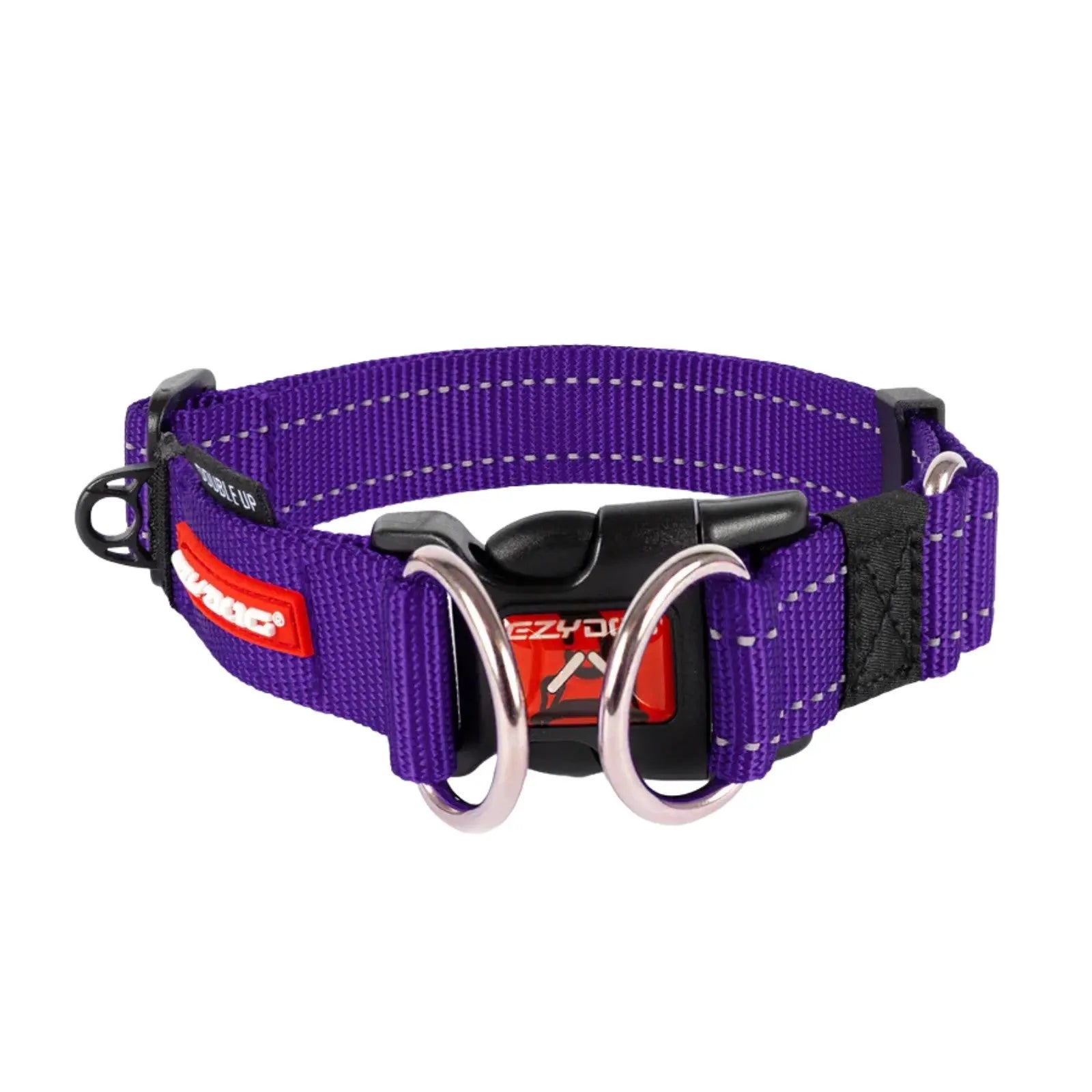 EzyDog Double Up Dog Collar - Purple EzyDog