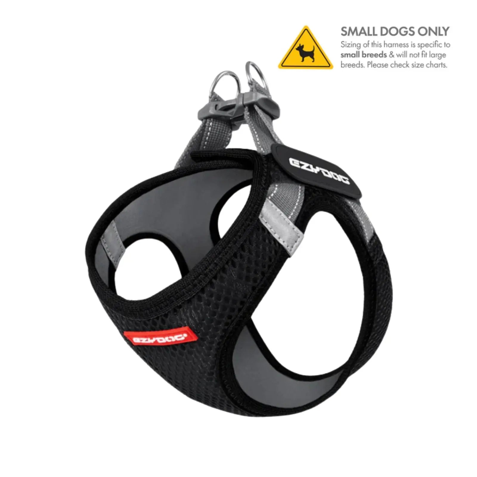 Ezydog FORMFIT Mesh Harness - Black EzyDog