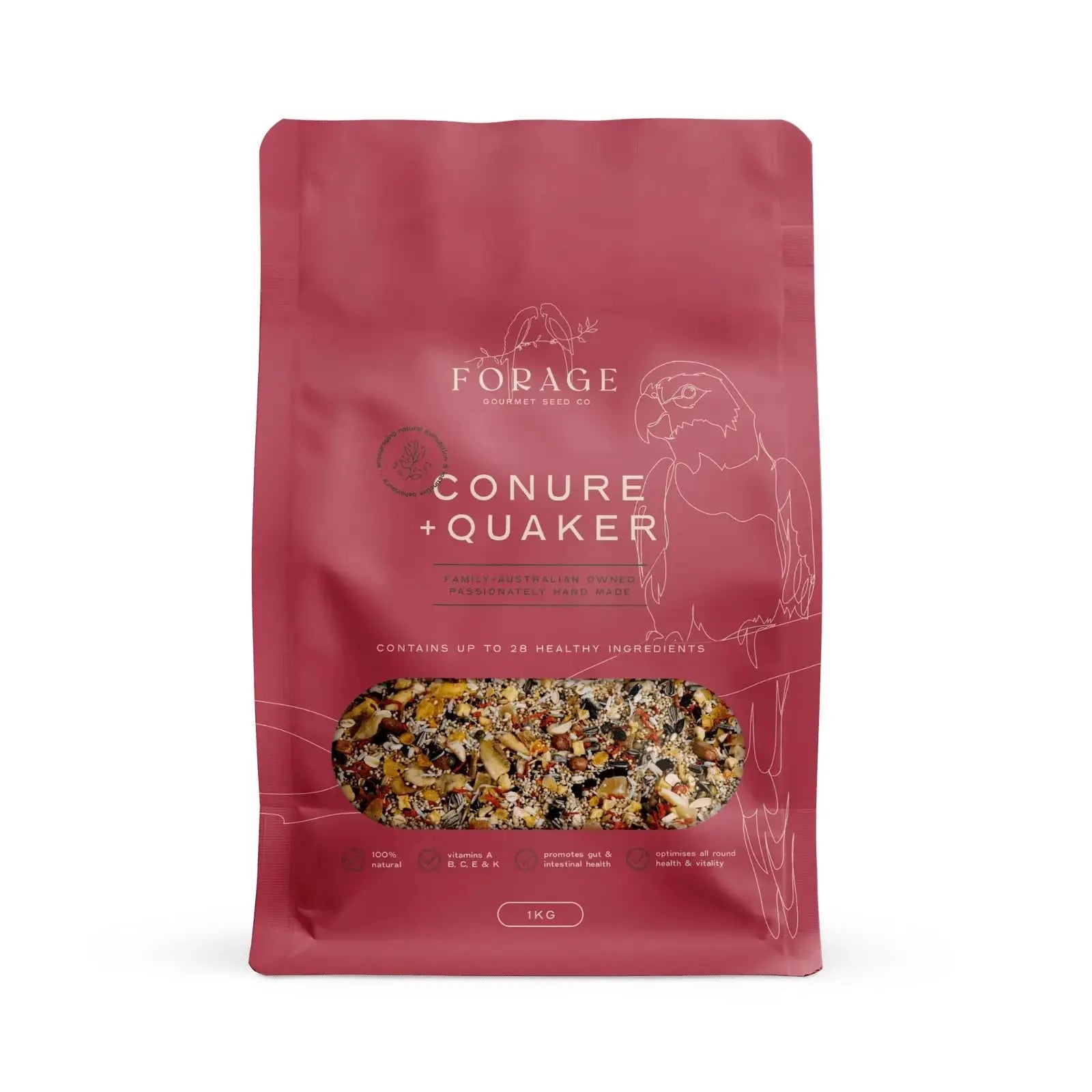 Forage Gourmet Conure & Quaker Food Forage