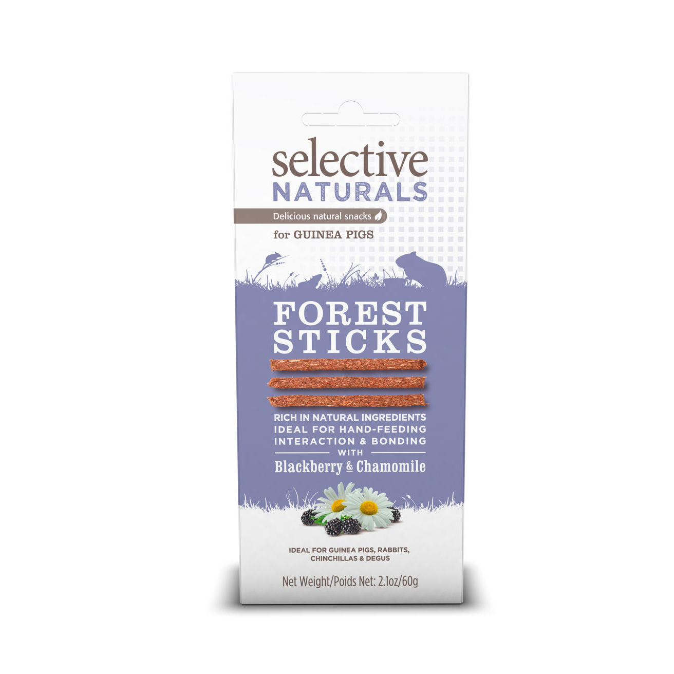 Selective Naturals Small Animal Pig Forest Sticks 60g