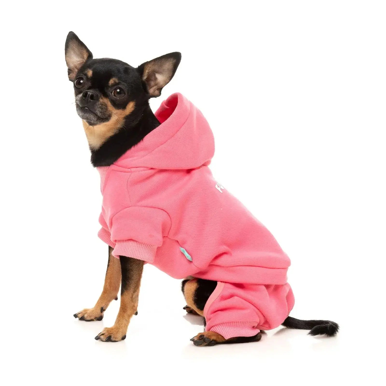 Fuzzyard Chillin' Tracksuit  Dog Coat - Pink Fuzzyard