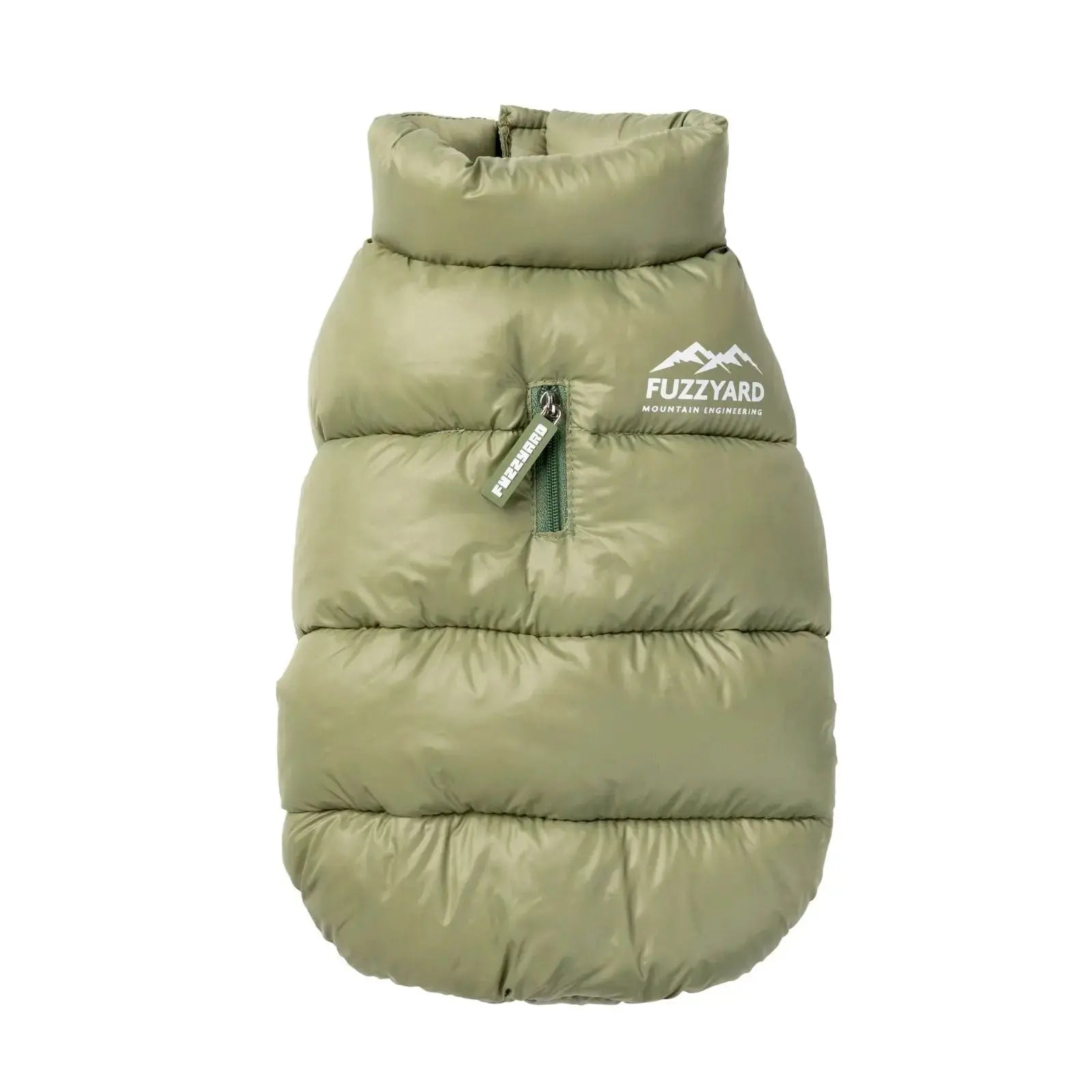 Fuzzyard East Harlem Puffer  Dog Coat - Khaki Fuzzyard