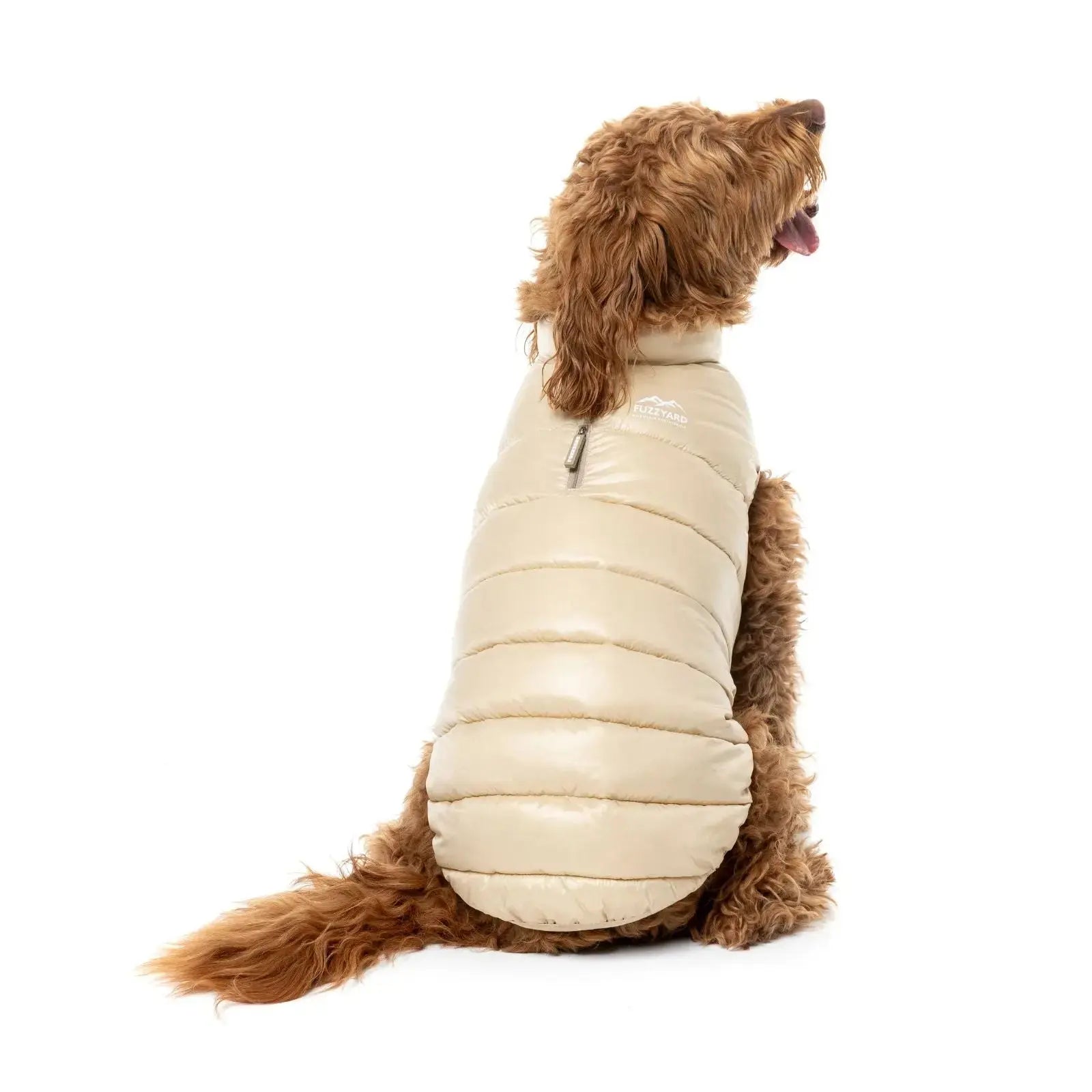 Fuzzyard East Harlem Puffer  Dog Coat - Tan Fuzzyard