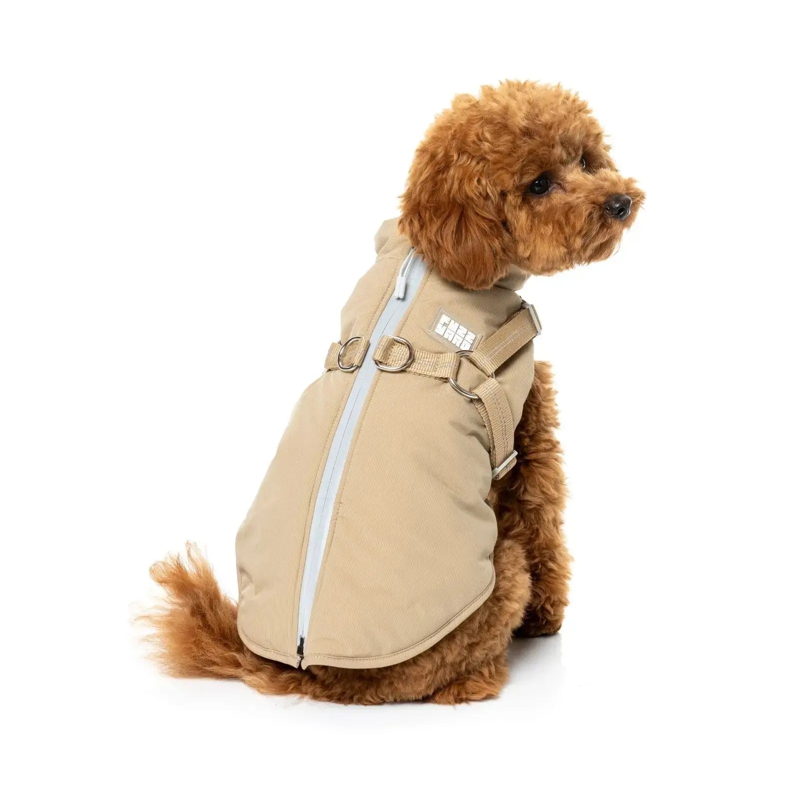 Fuzzyard Horizon Jacket  Dog Coat - Taupe Fuzzyard