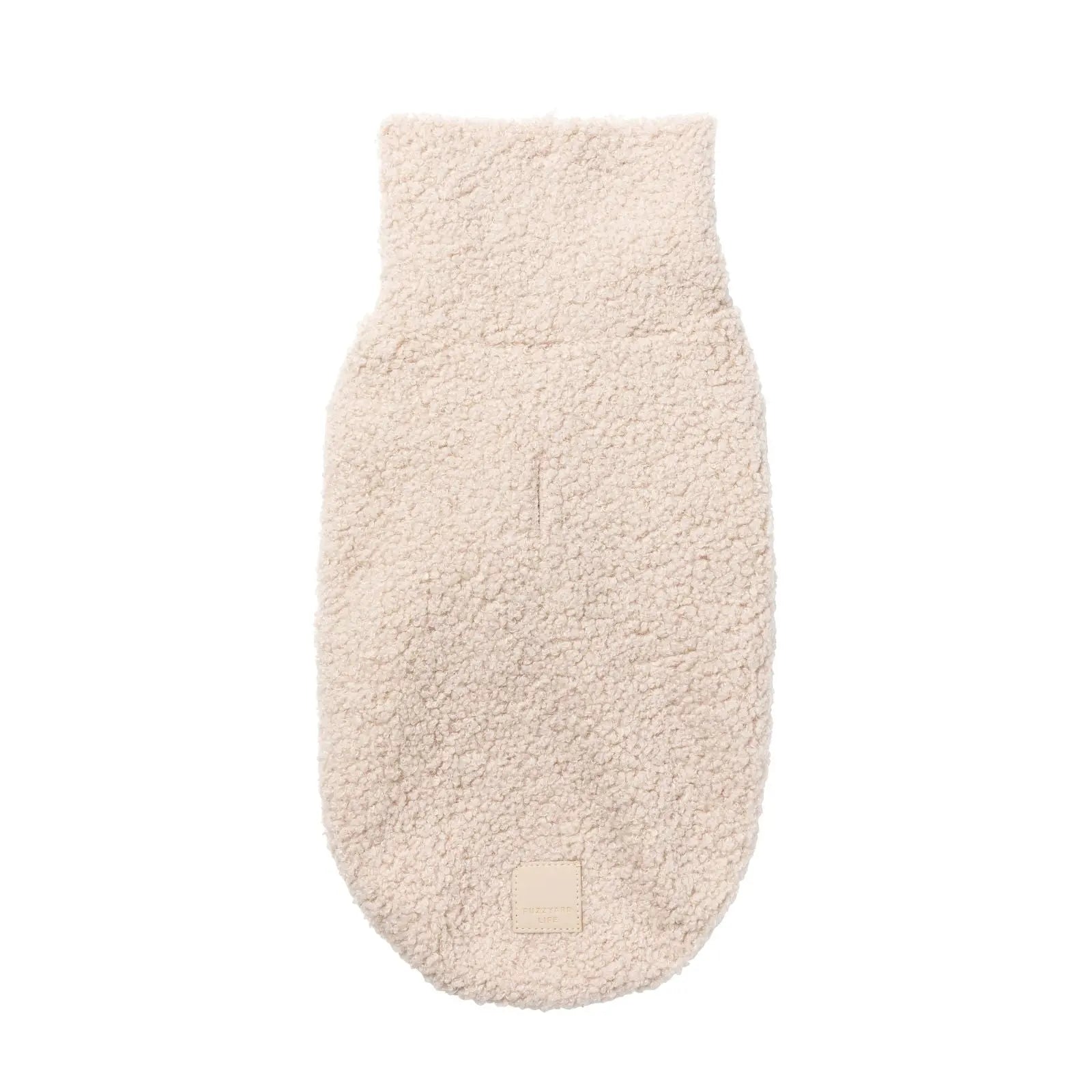 Fuzzyard Life Boucle Sweater  Dog Coat - Sandstone Fuzzyard