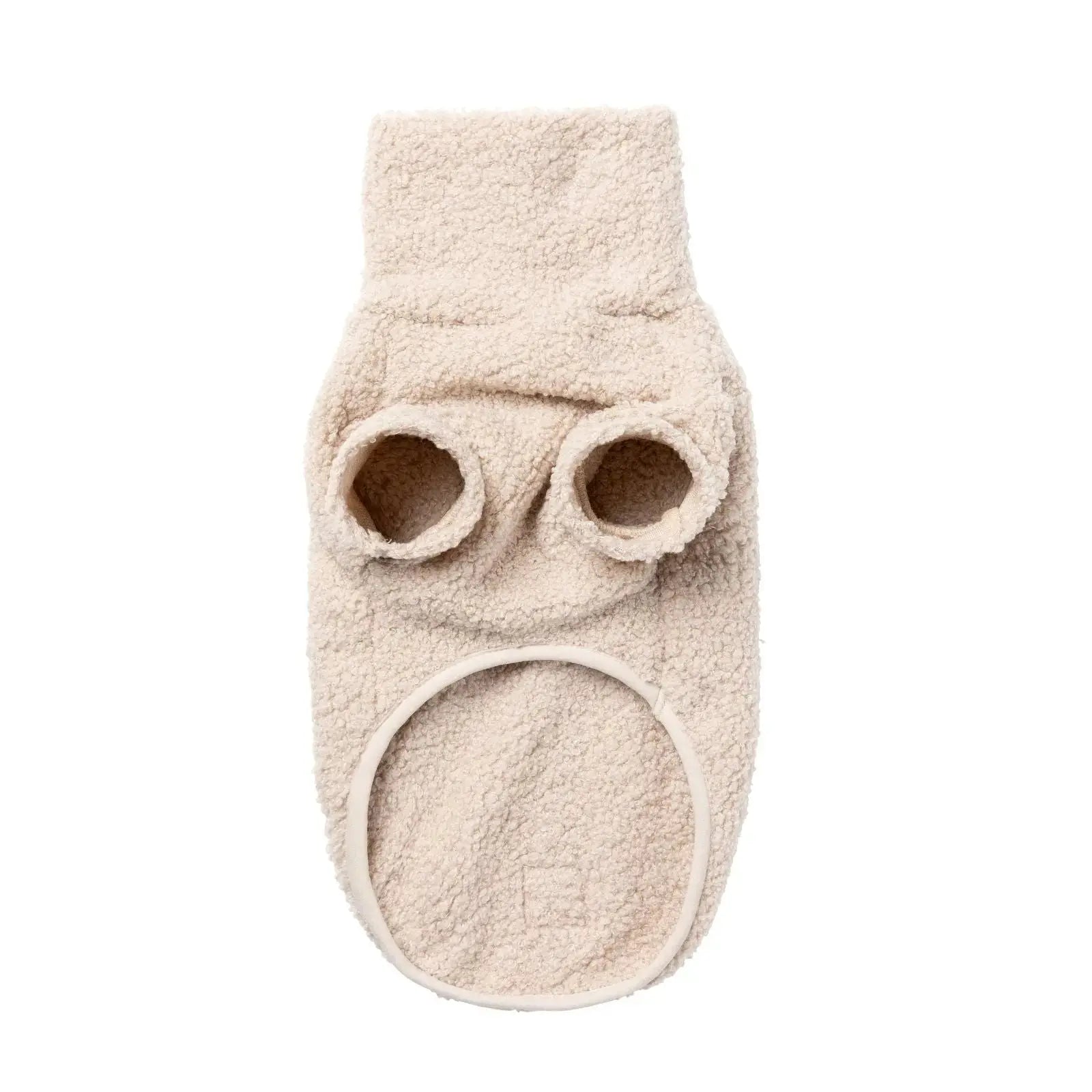 Fuzzyard Life Boucle Sweater  Dog Coat - Sandstone Fuzzyard