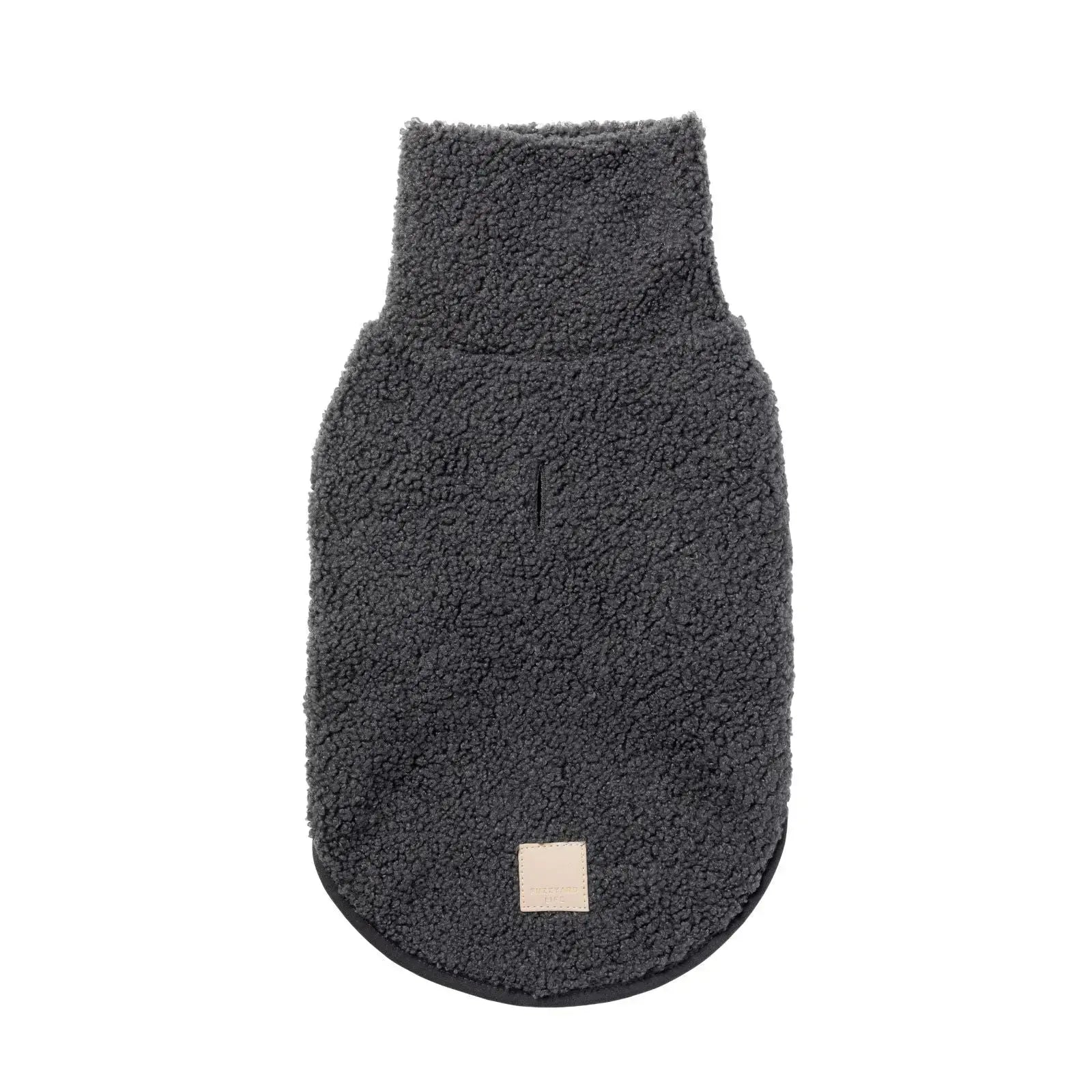 Fuzzyard Life Boucle Sweater  Dog Coat - Slate Grey Fuzzyard