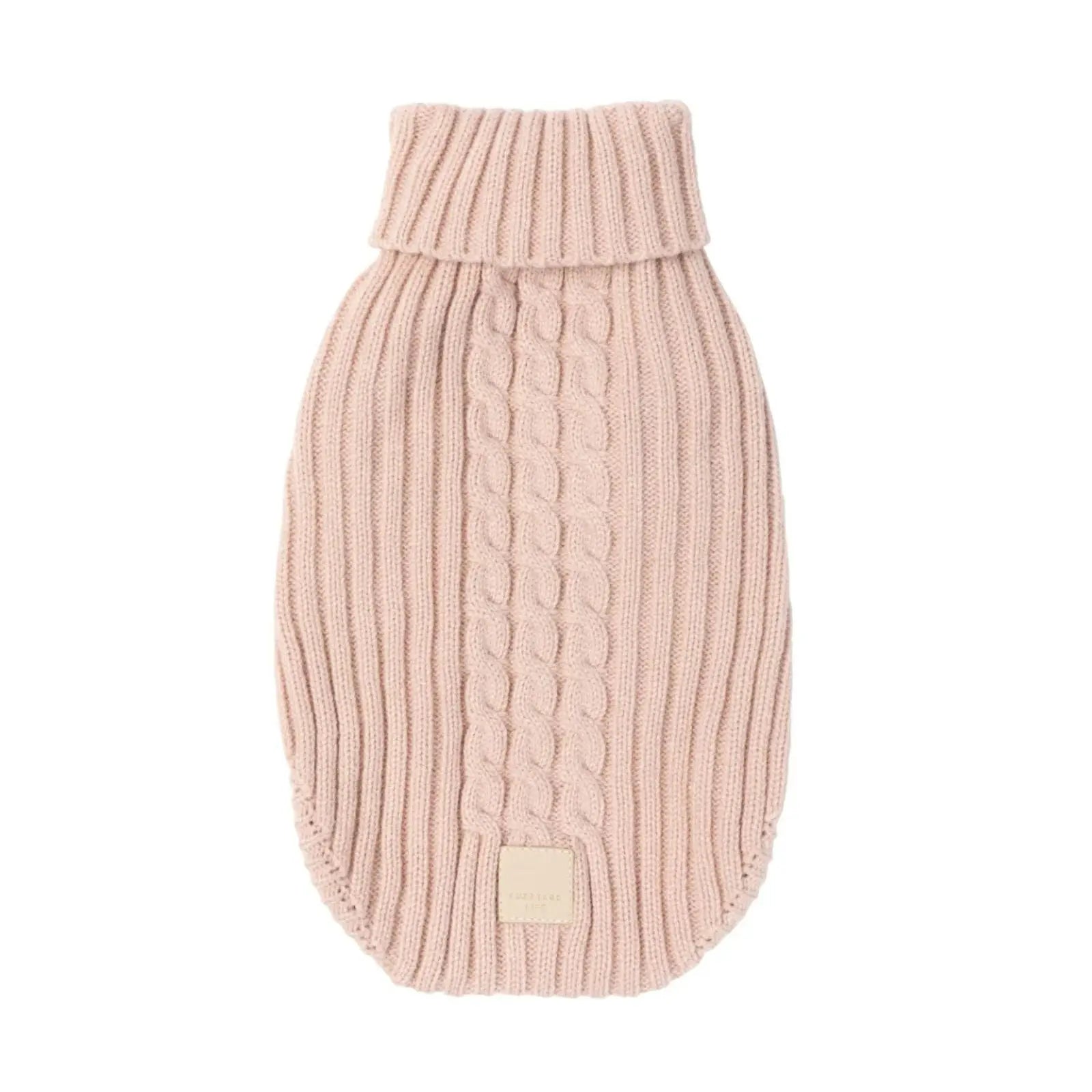 Fuzzyard Life Knitted Dog Coat - Soft Blush Fuzzyard