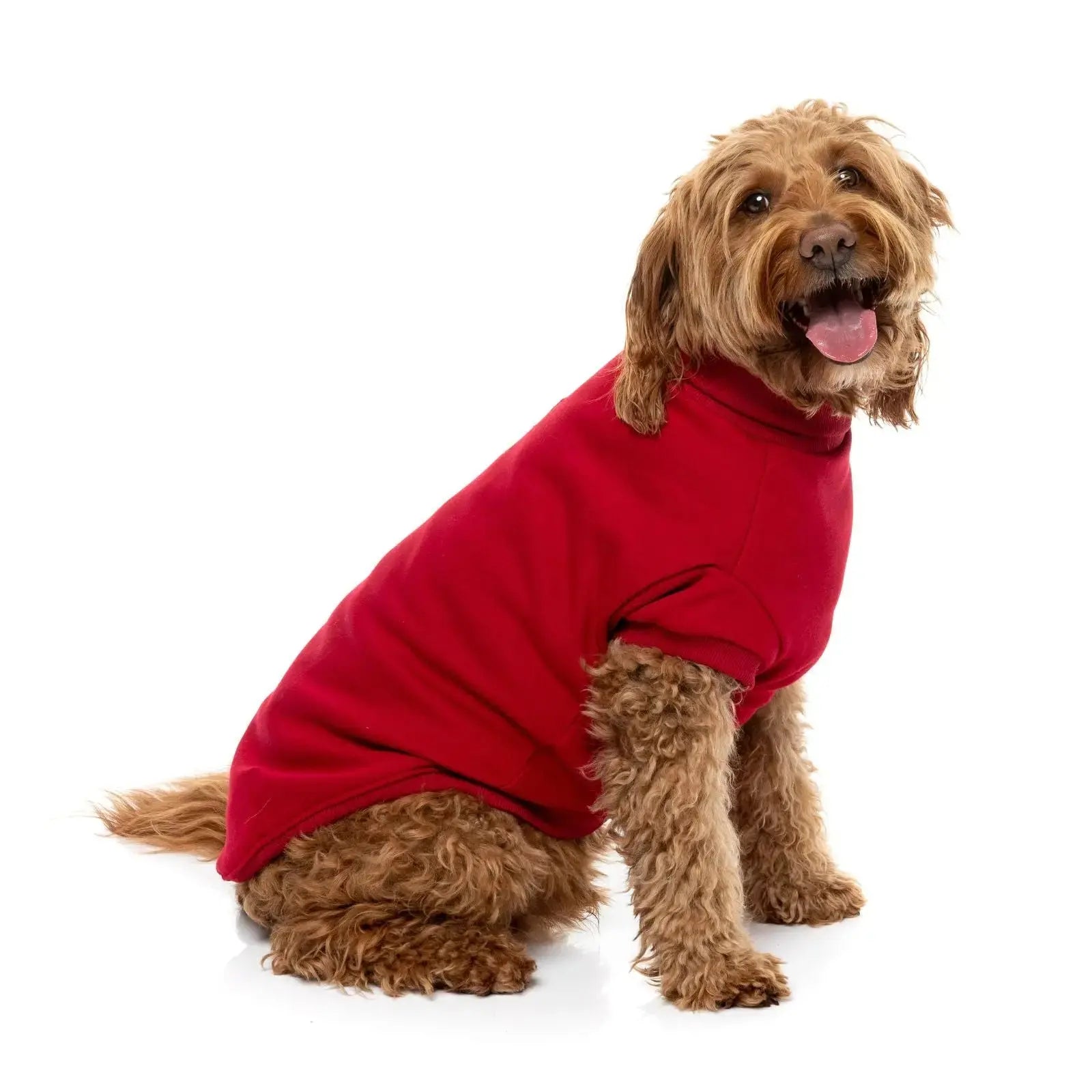 Fuzzyard Stevie Sweater  Dog Coat - Red Fuzzyard