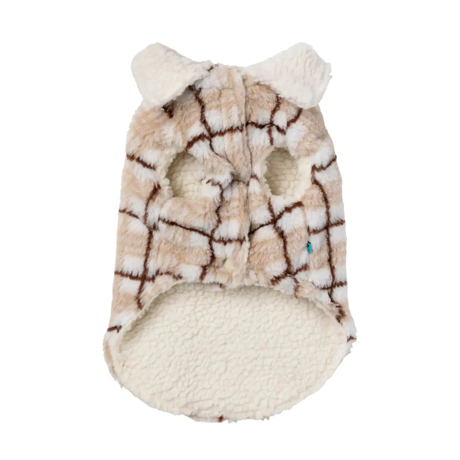 Fuzzyard The Lumberjack  Dog Coat - Beige Fuzzyard