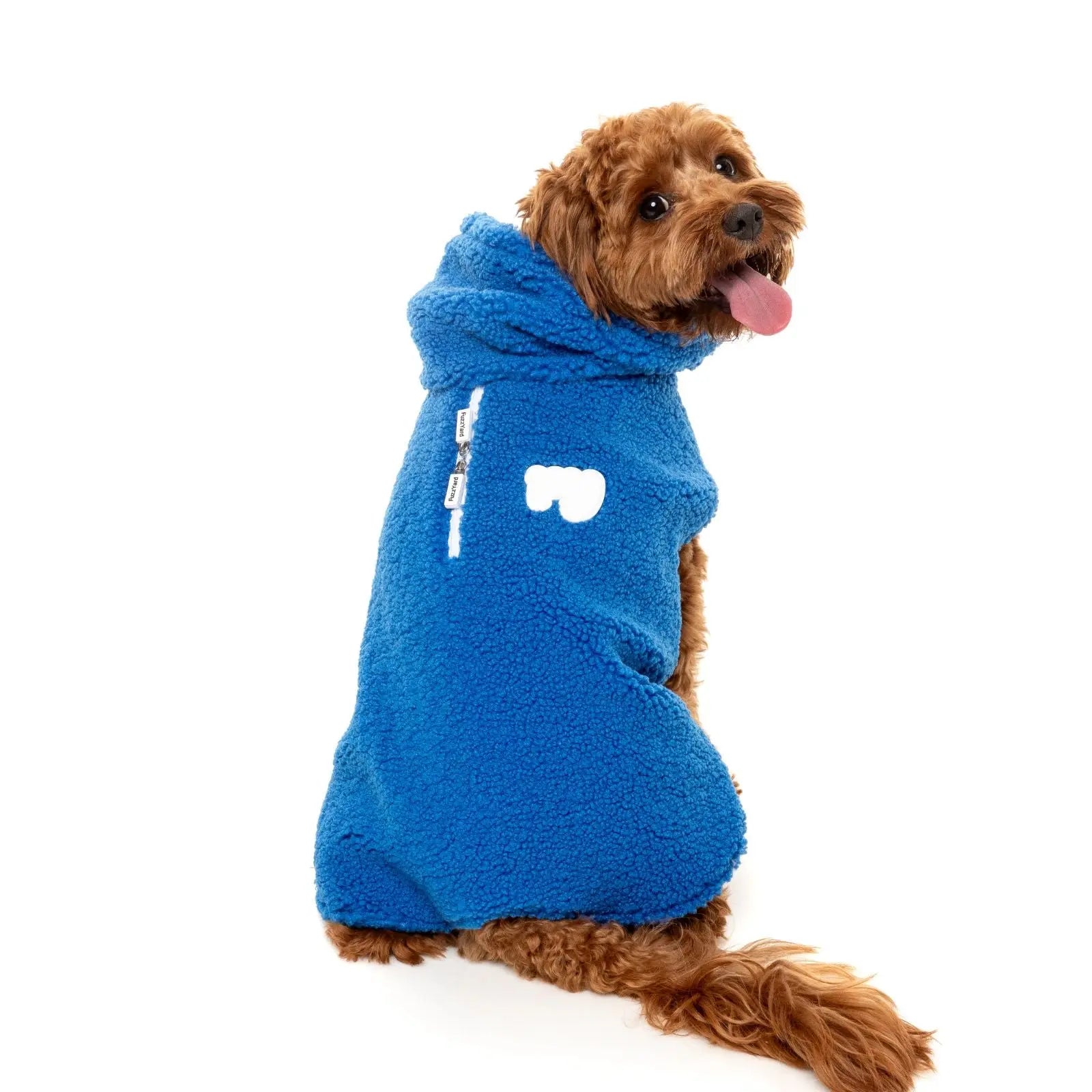 Fuzzyard The Snuggle Snood Coat  Dog Coat - Blue Fuzzyard