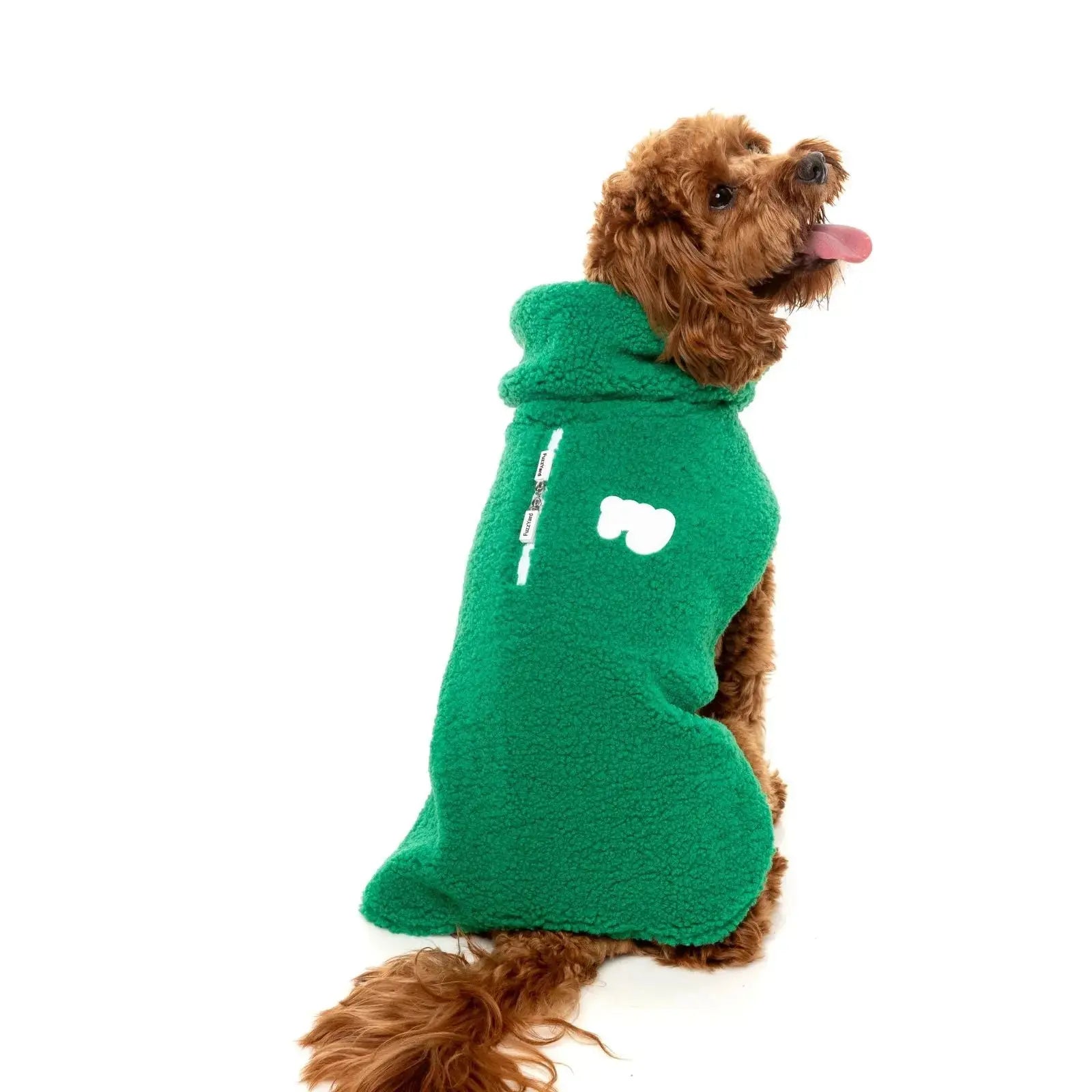 Fuzzyard The Snuggle Snood Coat  Dog Coat - Green Fuzzyard