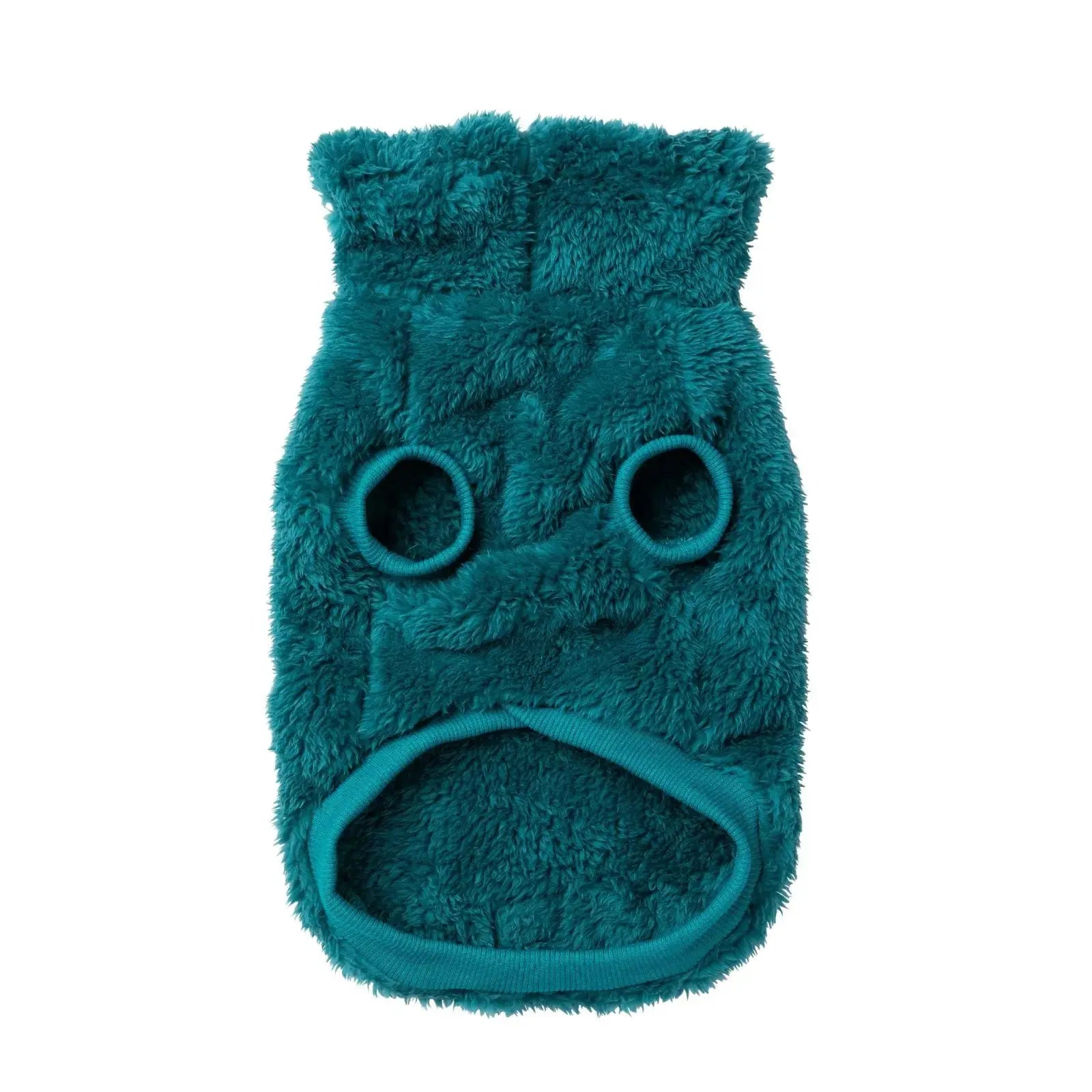 Fuzzyard Turtle Teddy Sweater  Dog Coat - Deep Teal Fuzzyard