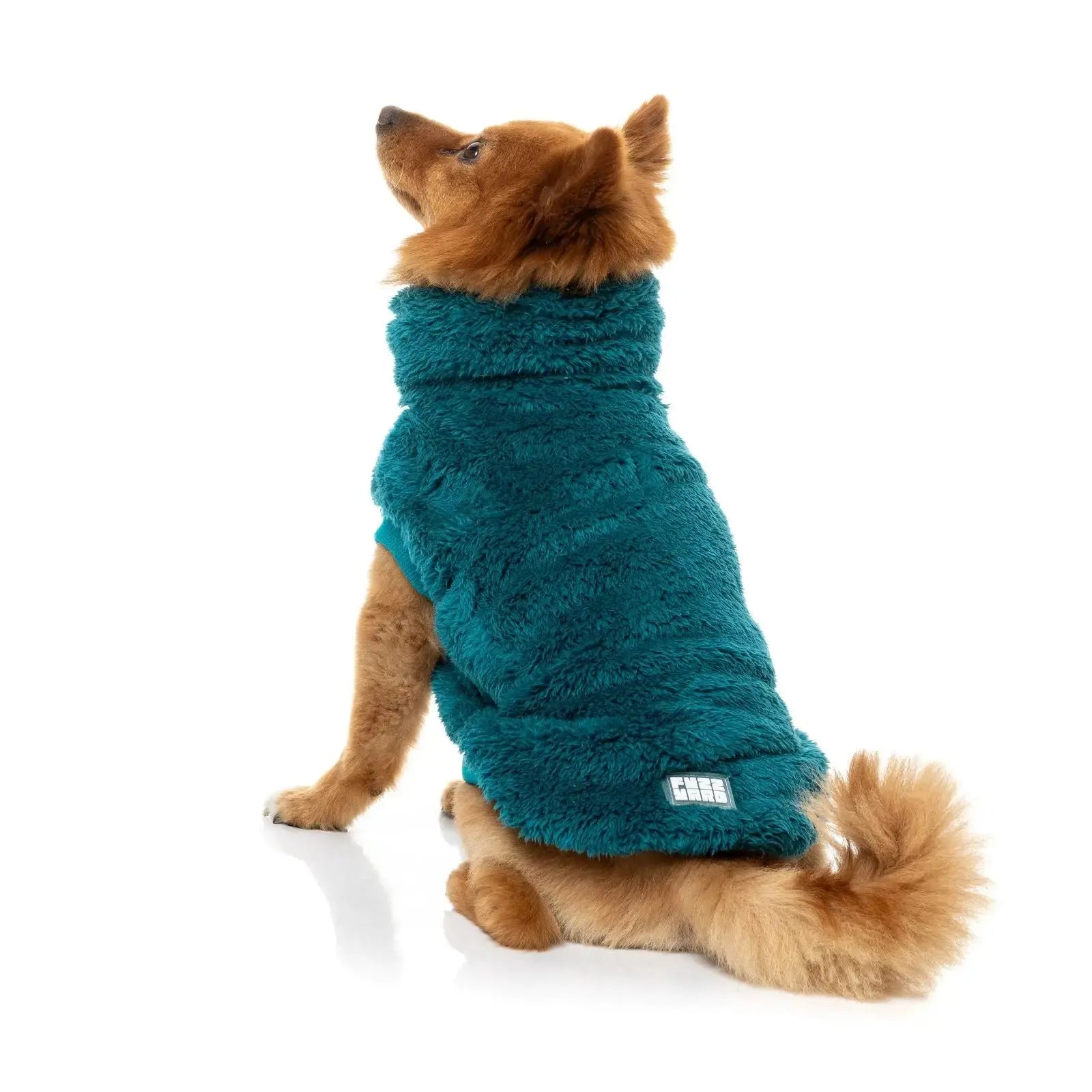 Fuzzyard Turtle Teddy Sweater  Dog Coat - Deep Teal Fuzzyard